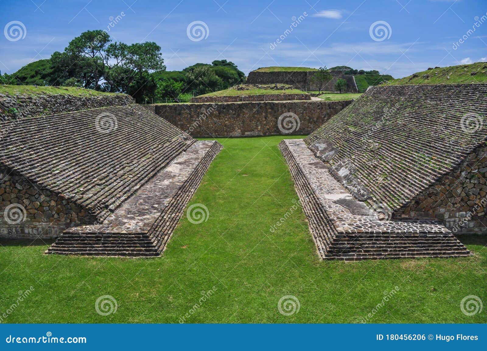 ball game in an ancient city