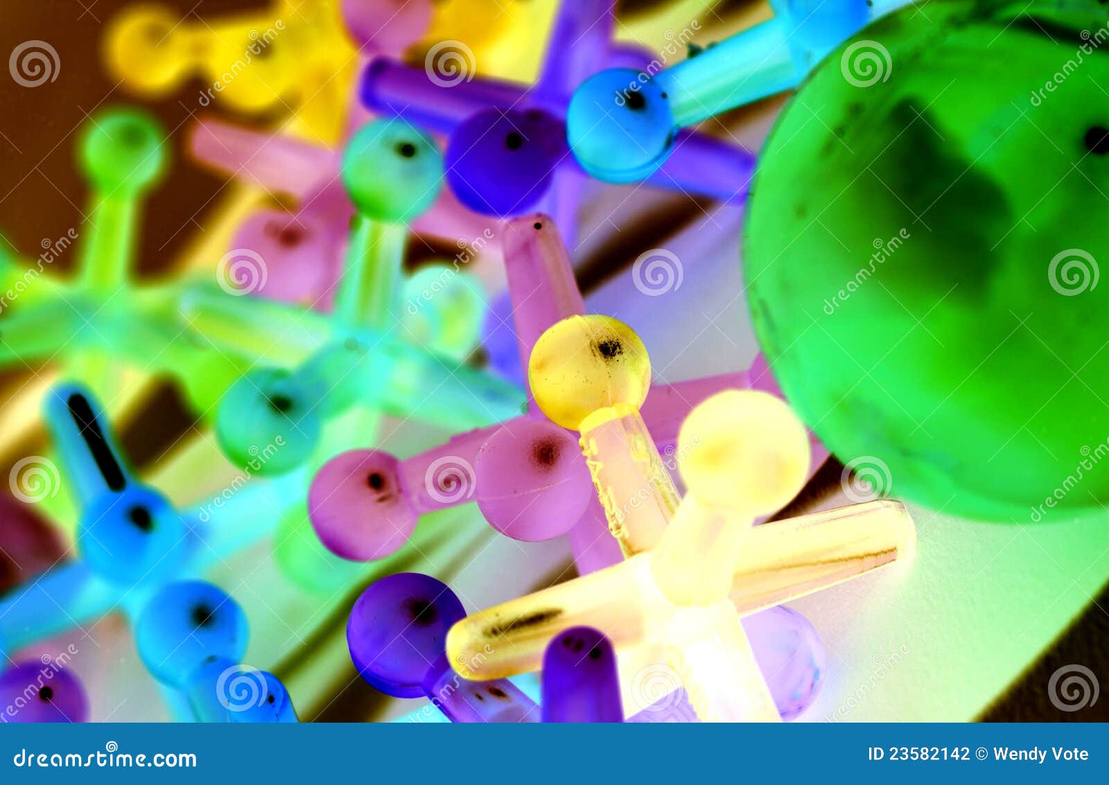 Ball and jacks stock photo. Image of ball, entertainment 23582142