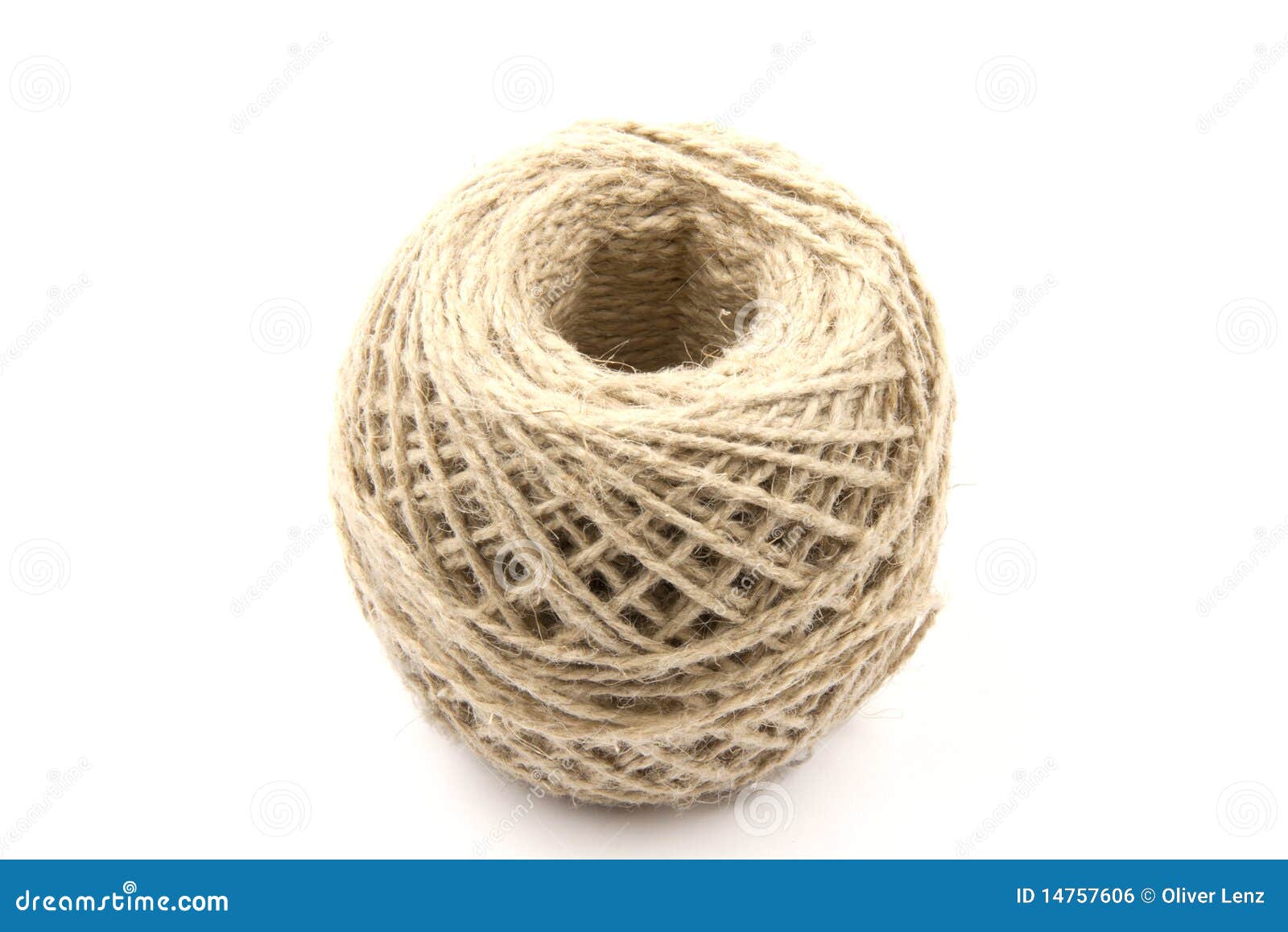 Ball of Jute Twine stock photo. Image of natural, hemp 14757606