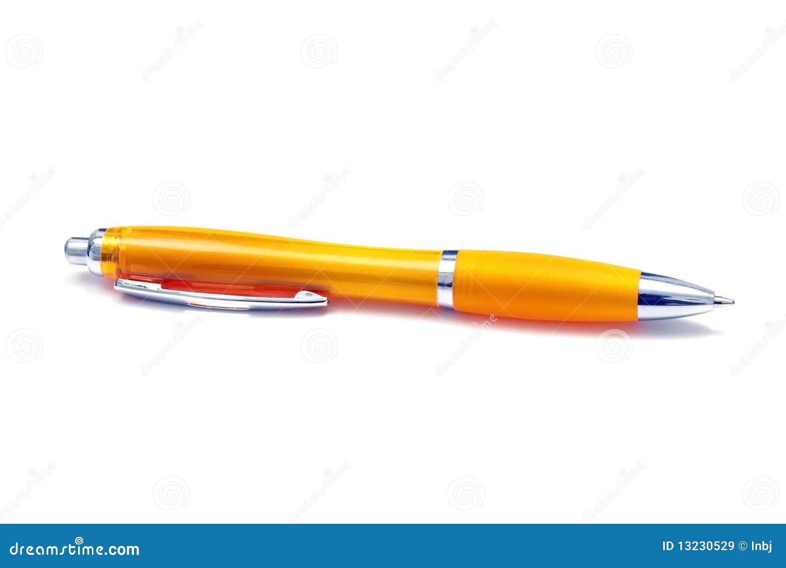 Ball Point Pen stock image. Image of orange, close, office 13230529