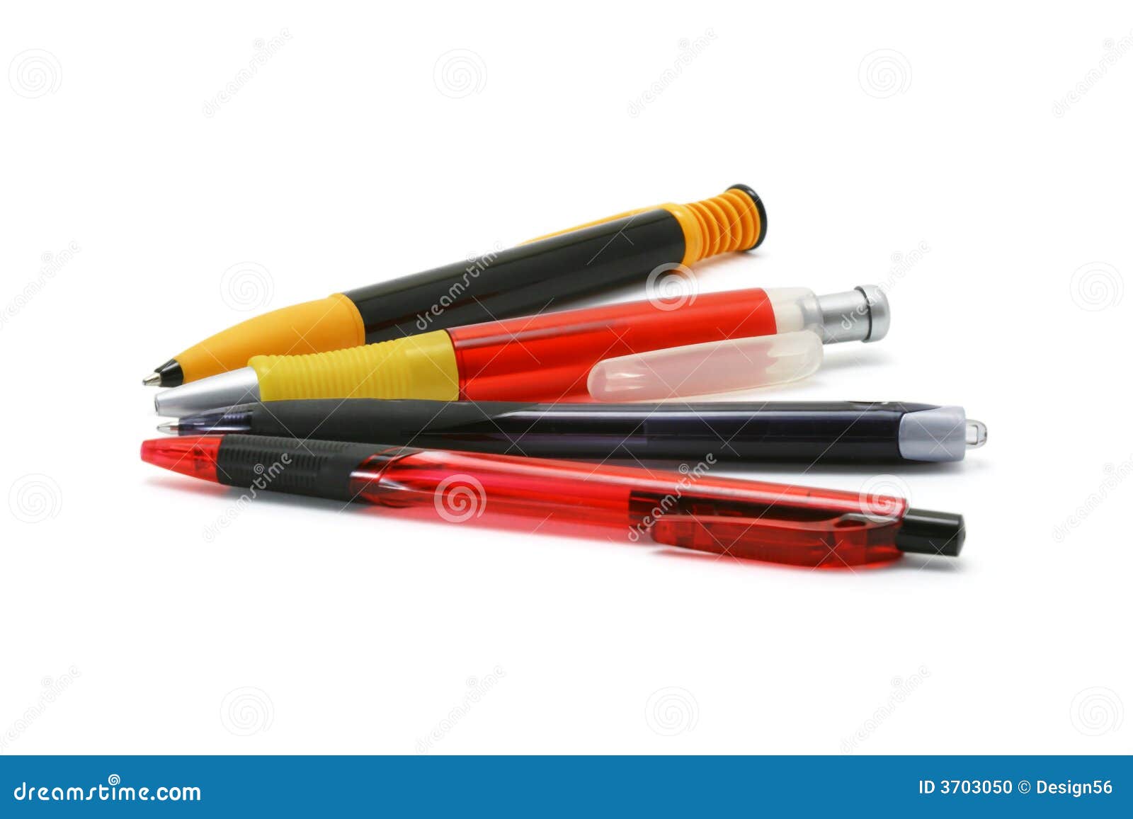 Red Ballpoint Pen RoyaltyFree Stock Photo 19849809