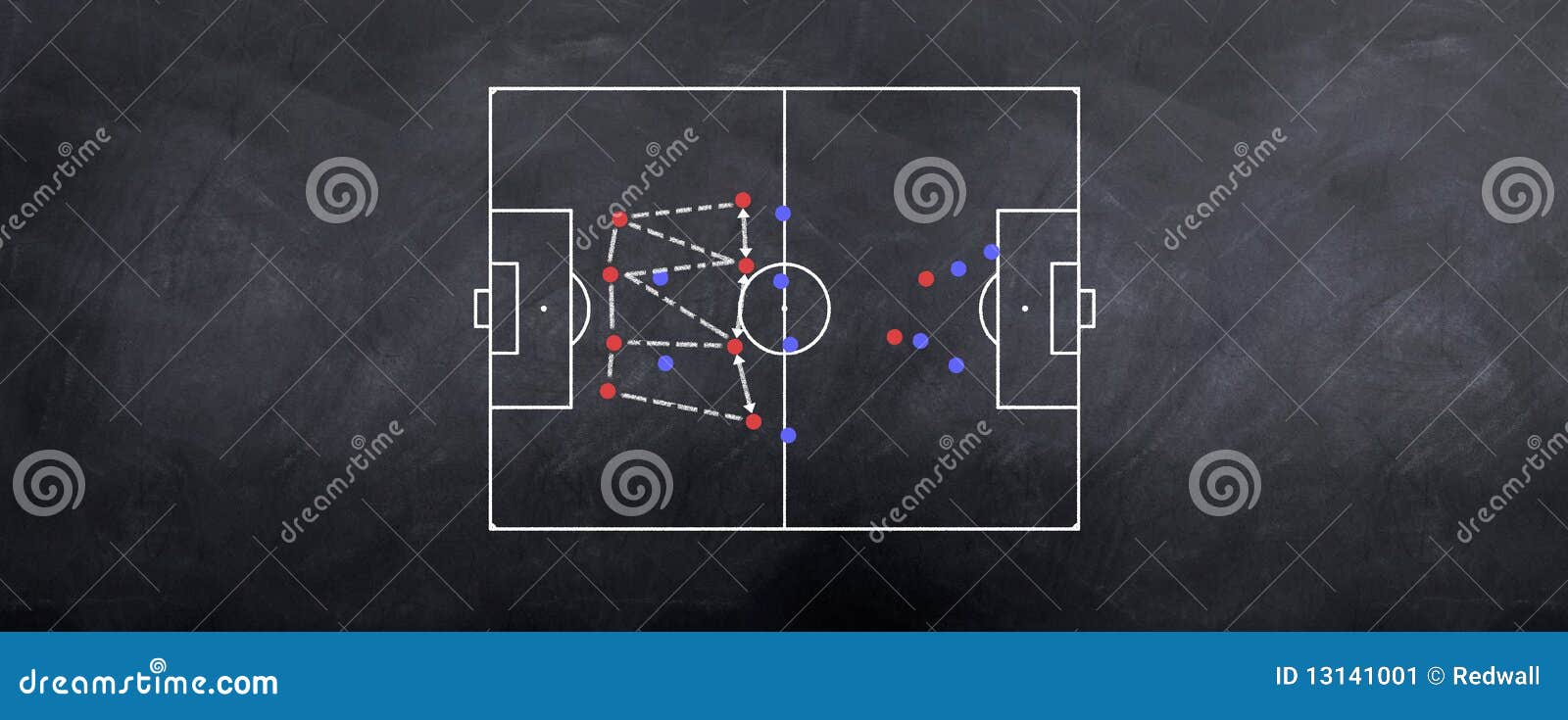 Ball Possession Soccer Strategy Stock Illustration Illustration of