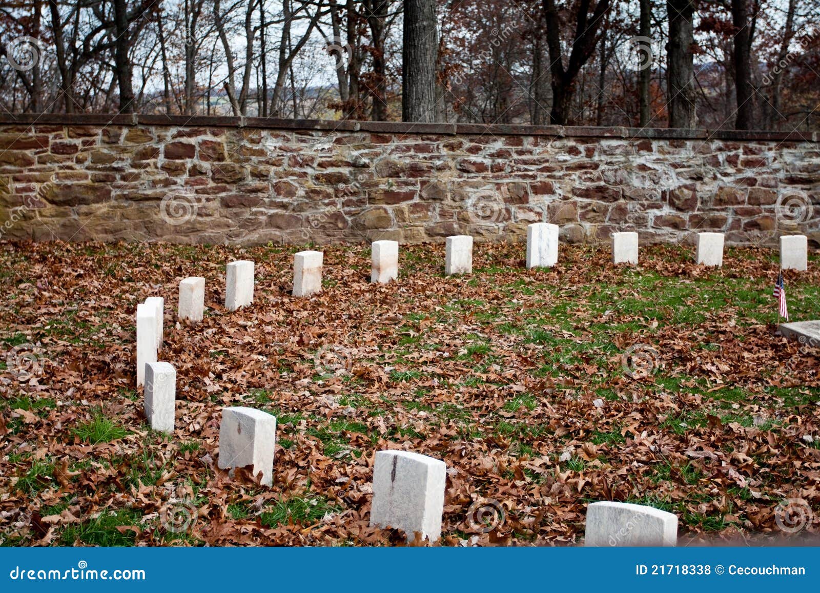 Ball s Bluff Cemetery stock photo. Image of bluff, virginia 21718338