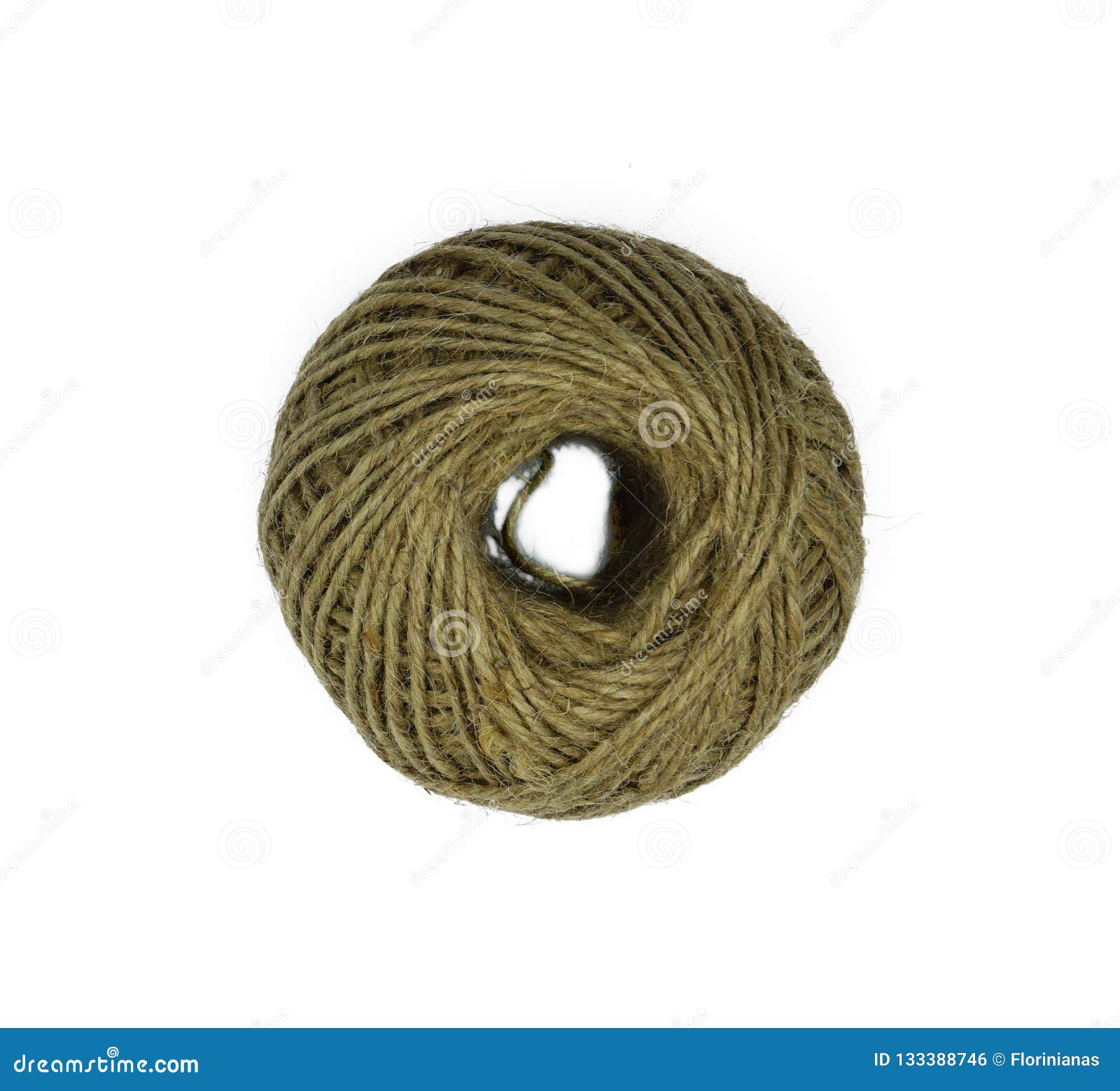 Ball of thin rope. stock photo. Image of texture, closeup - 133388746
