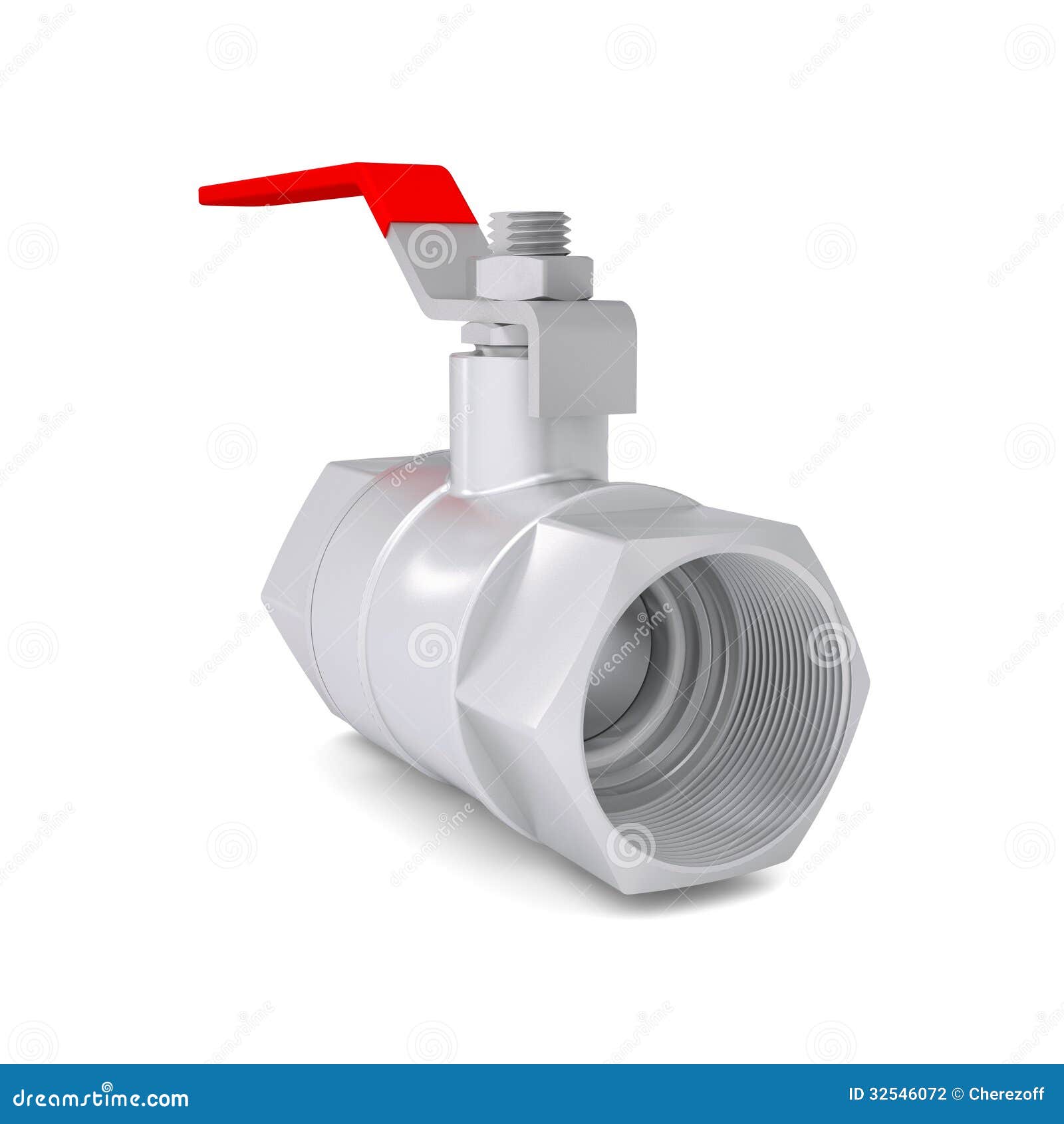 Ball valve stock illustration. Illustration of brass 32546072