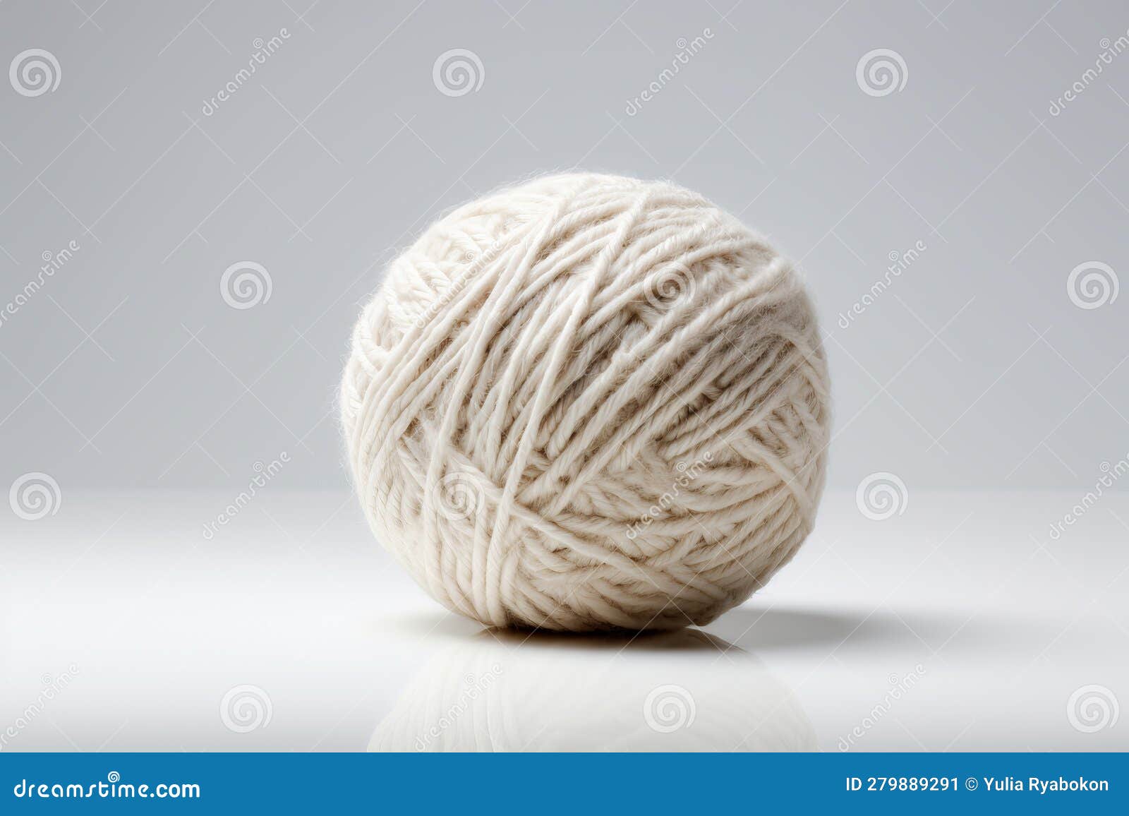 Ball Wool White Textile. Generate Ai Stock Illustration Illustration of drying, still 279889291
