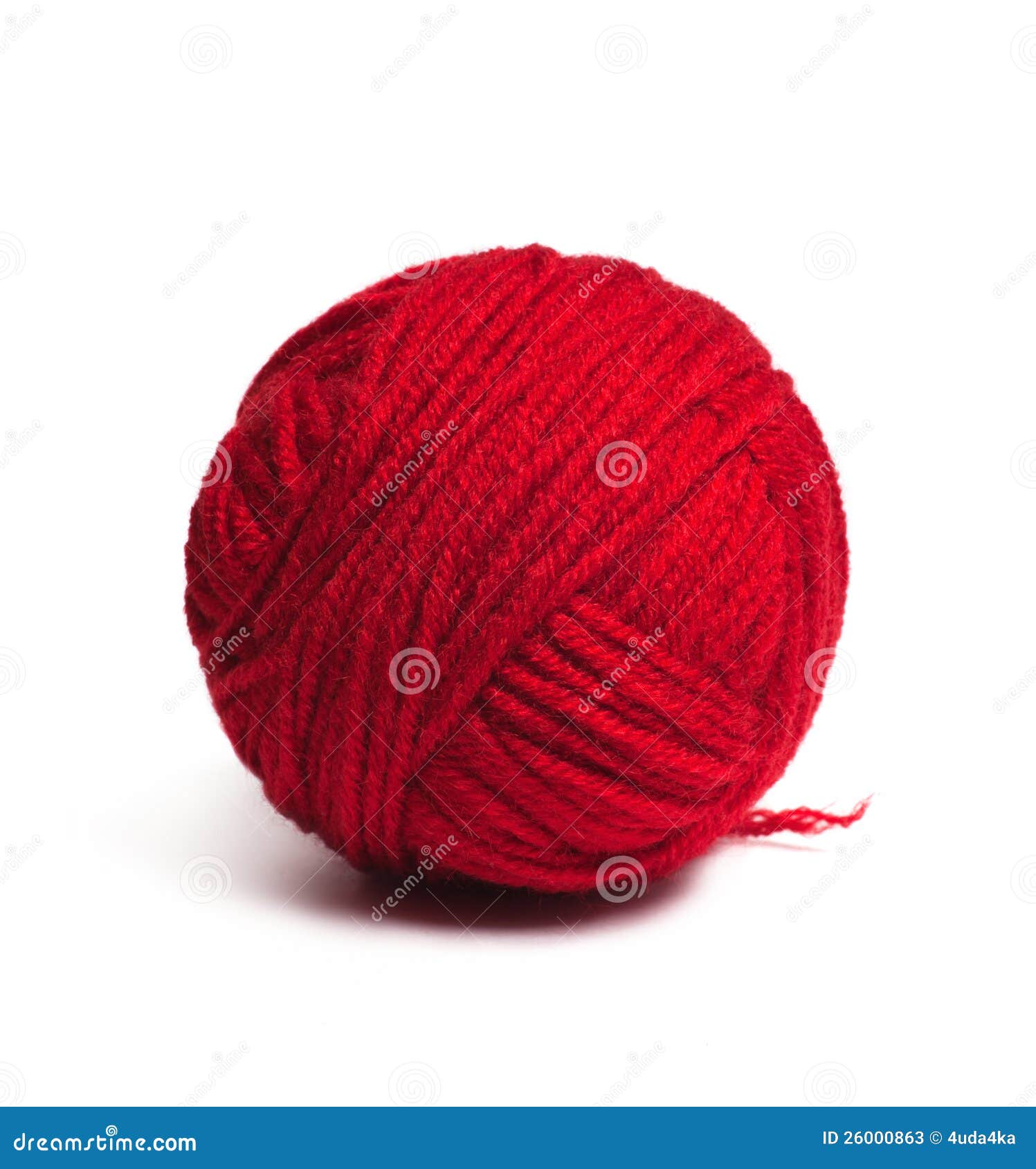A ball of yarn stock image. Image of color, closeup, needlework