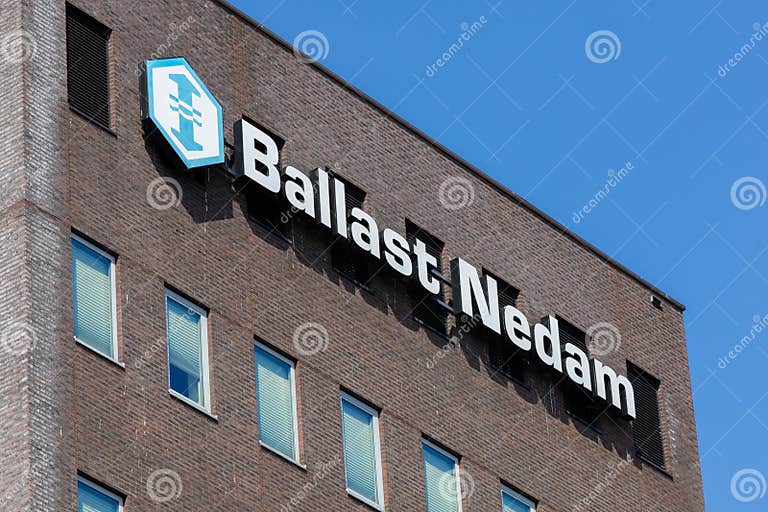 Ballast Nedam logo sign. editorial image. Image of ballast 280624760