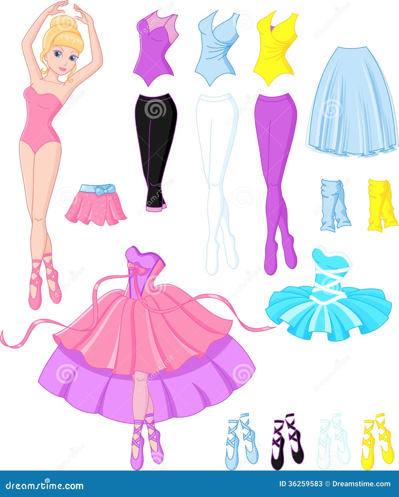 Ballerina Dresses Stock Photos - Image: 36259583