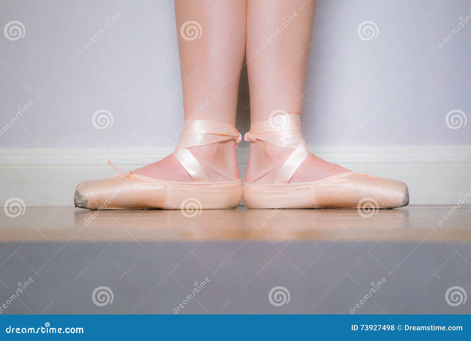 Ballerina Feet Stock Photo. Image Of Laces, Pretty, Closeup - 73927498