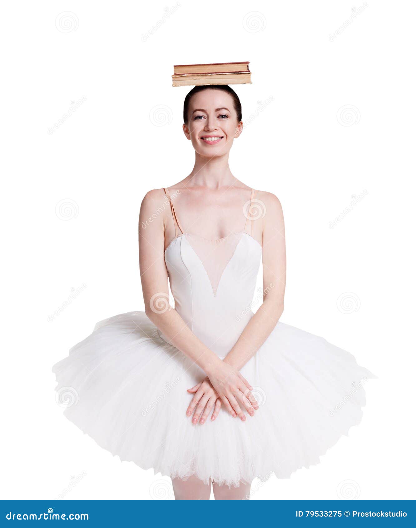 Ballerina Training Ballet Posture Isolated on Background Stock Image - Image of isolated, perform: 79533275