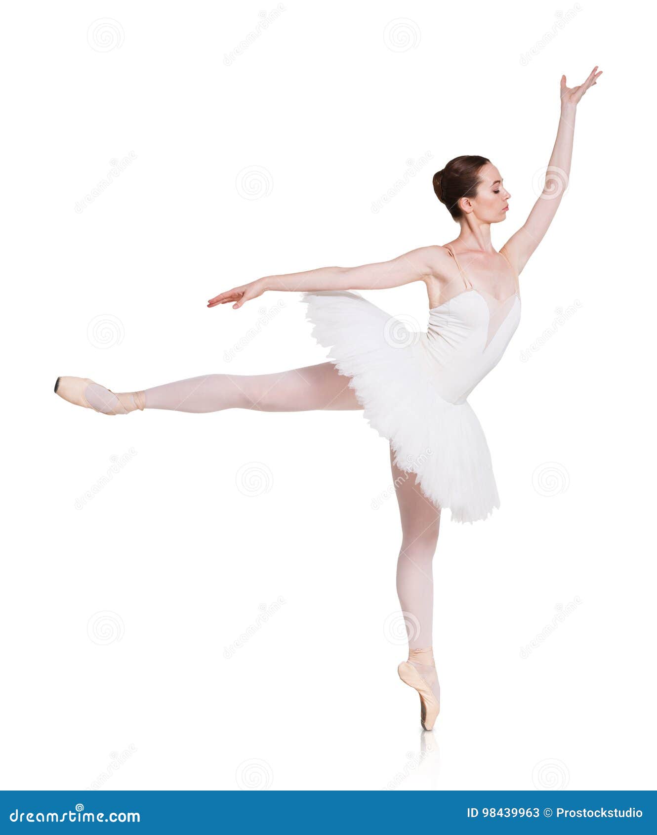 Danseuse De Ballerine Dans Le Tutu Blanc Image stock - Image du gens,  fille: 104112063