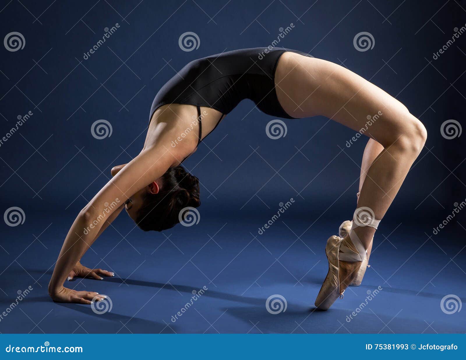 Ballet dancer and Gymnast stock image. Image of motion - 75381993