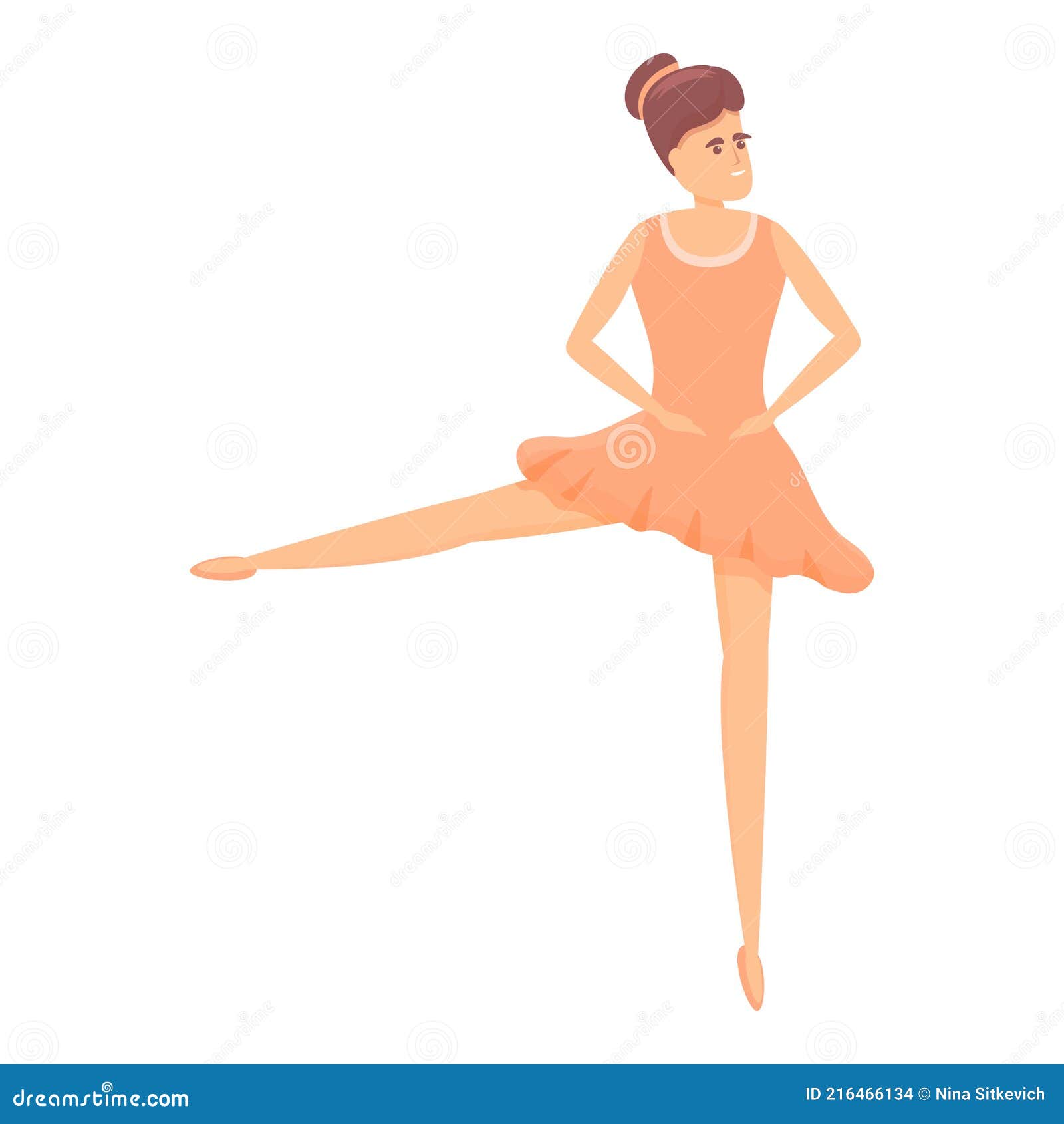 Ballet Escuela Icono Dibujo Animado Estilo Ilustración del Vector -  Ilustración de belleza, ejercicio: 216466134