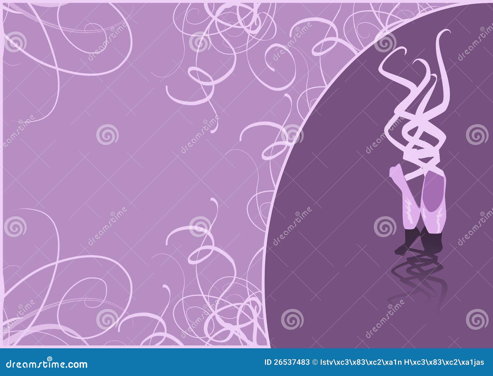 ballet pointes shoes background