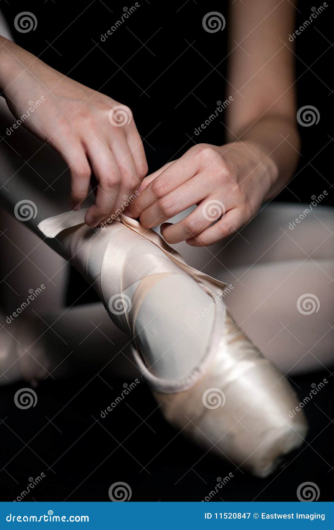 Ballet Slippers stock image. Image of preparation, stockings 11520847