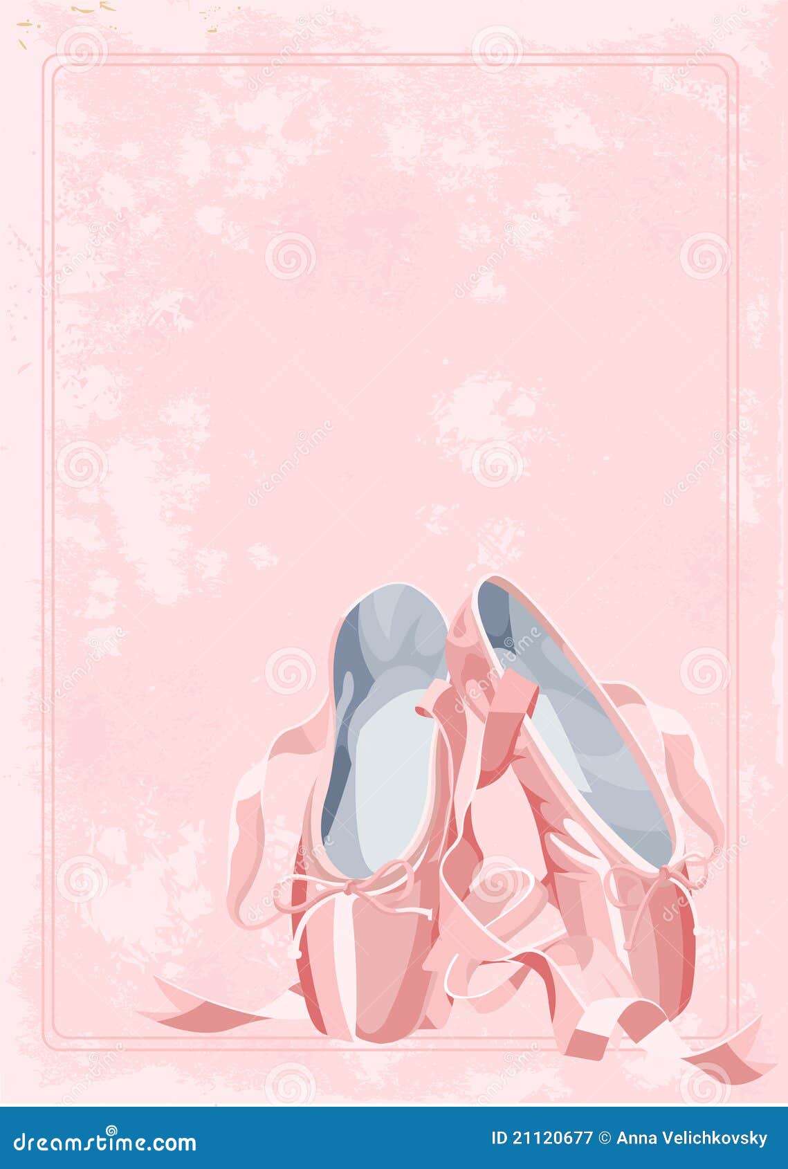 Ballet slippers background stock vector. Image of pastel - 21120677