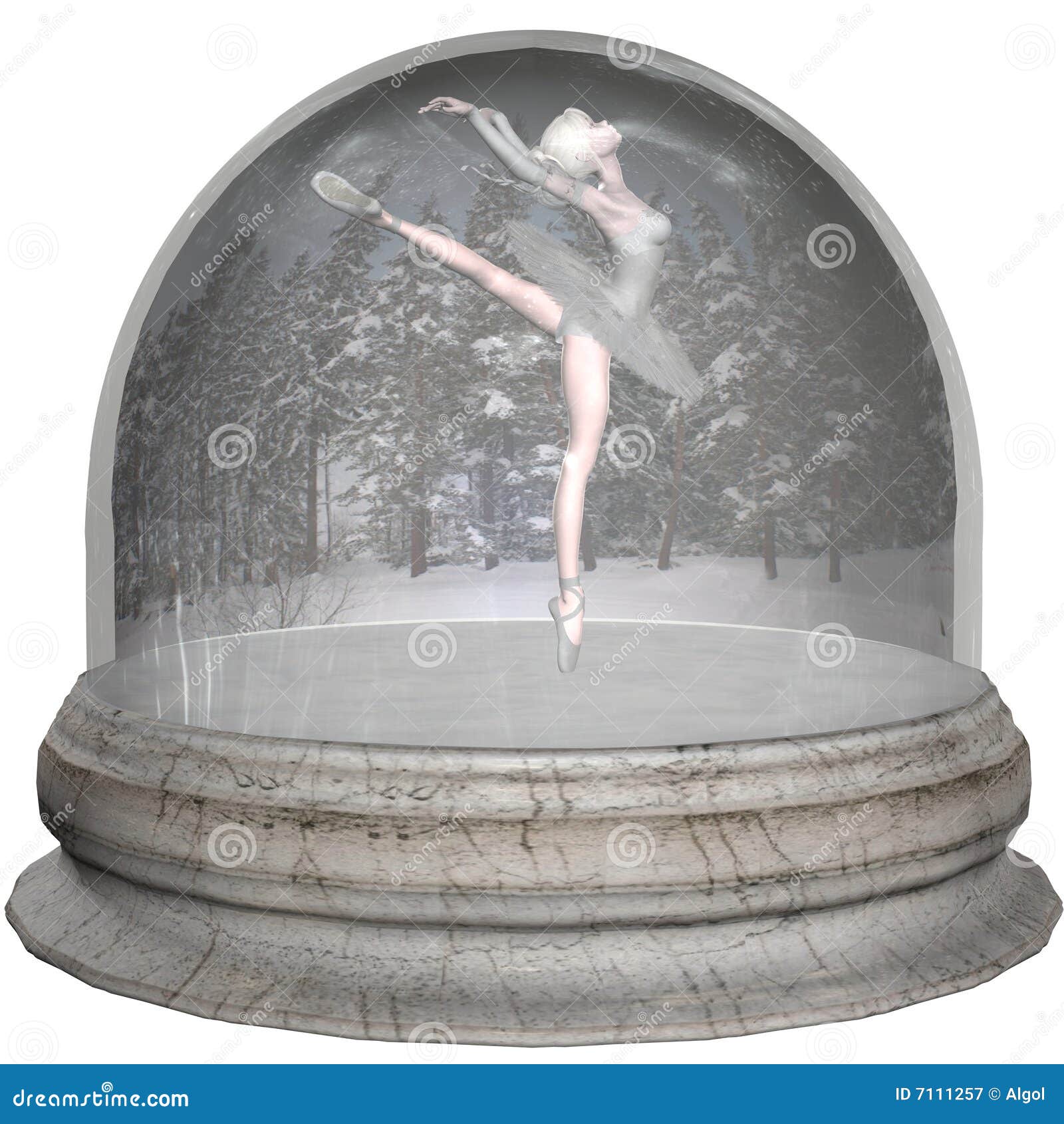 ballet snowglobe stock image image of snowglobe render vector globes