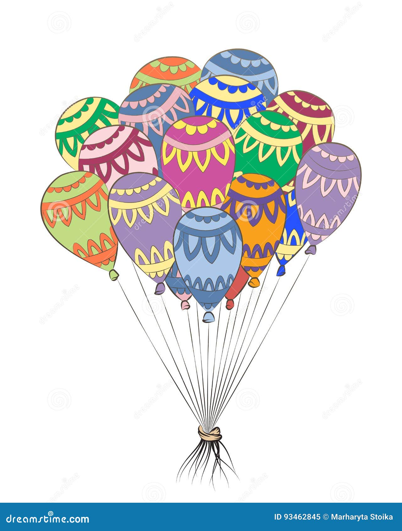 Ballon D Embrouillement De Zen Zentangle De Joyeux Anniversaire Billes D Air Colorees Illustration De Vecteur Illustration Du Ballon Billes Ballon D Embrouillement De Zen Zentangle De Joyeux Anniversaire Billes D Air Colorees Illustration De Vecteur Illustration Du Ballon Billes