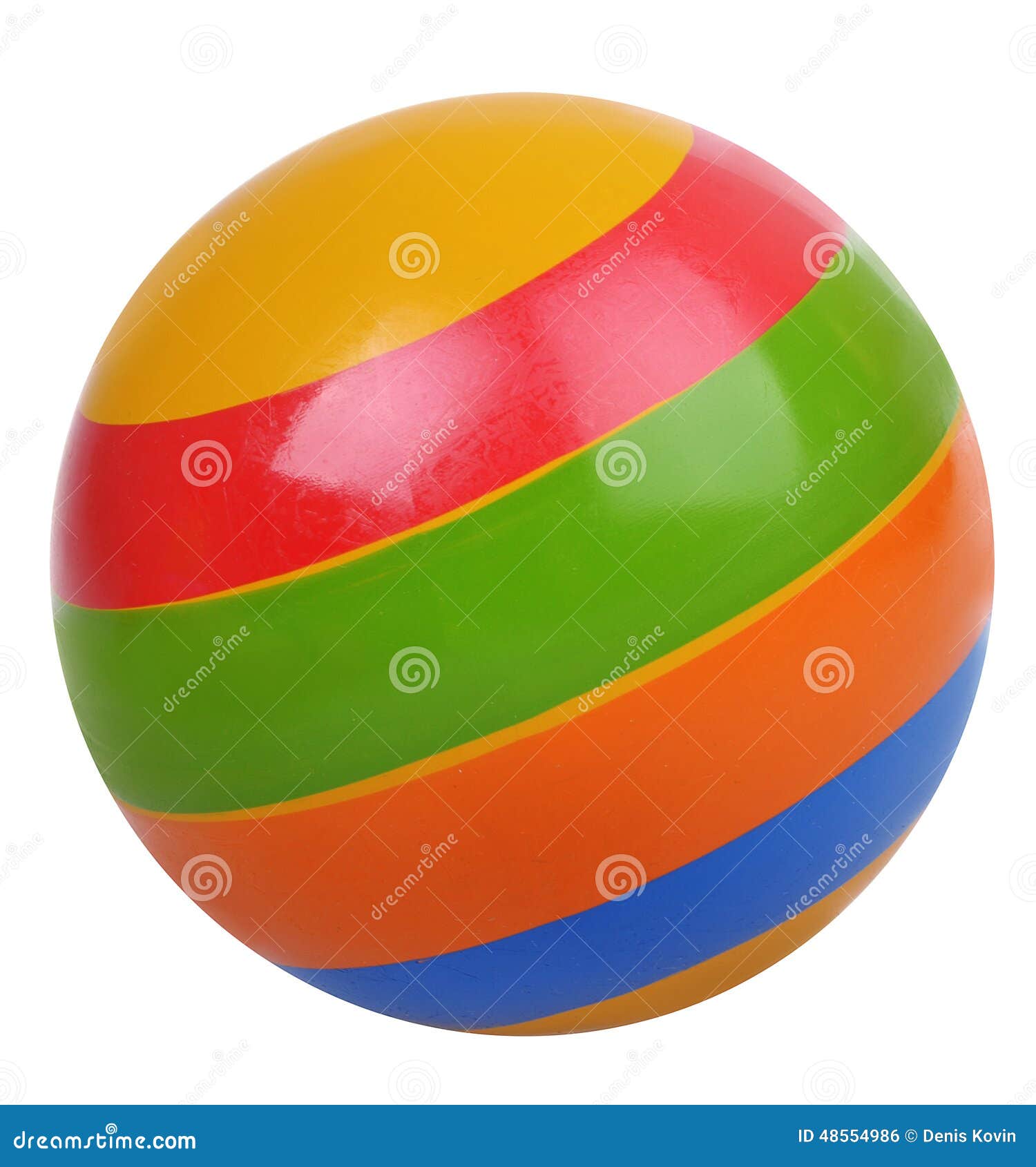 Rayures Colorées Ballon De Plage Gonflable, Rayures À Pois