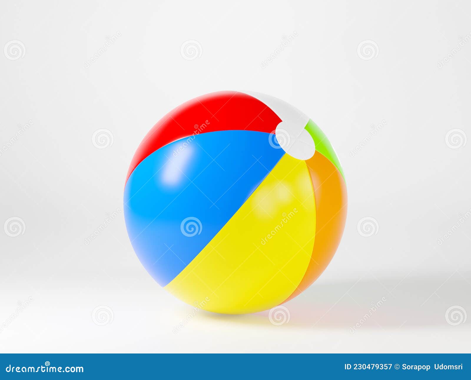 Ballon De Plage Gonflable Coloré Mockup Sphère De Lumière Jouet Pour Sport  Jeu été Illustration Stock - Illustration du graphisme, bille: 230479357