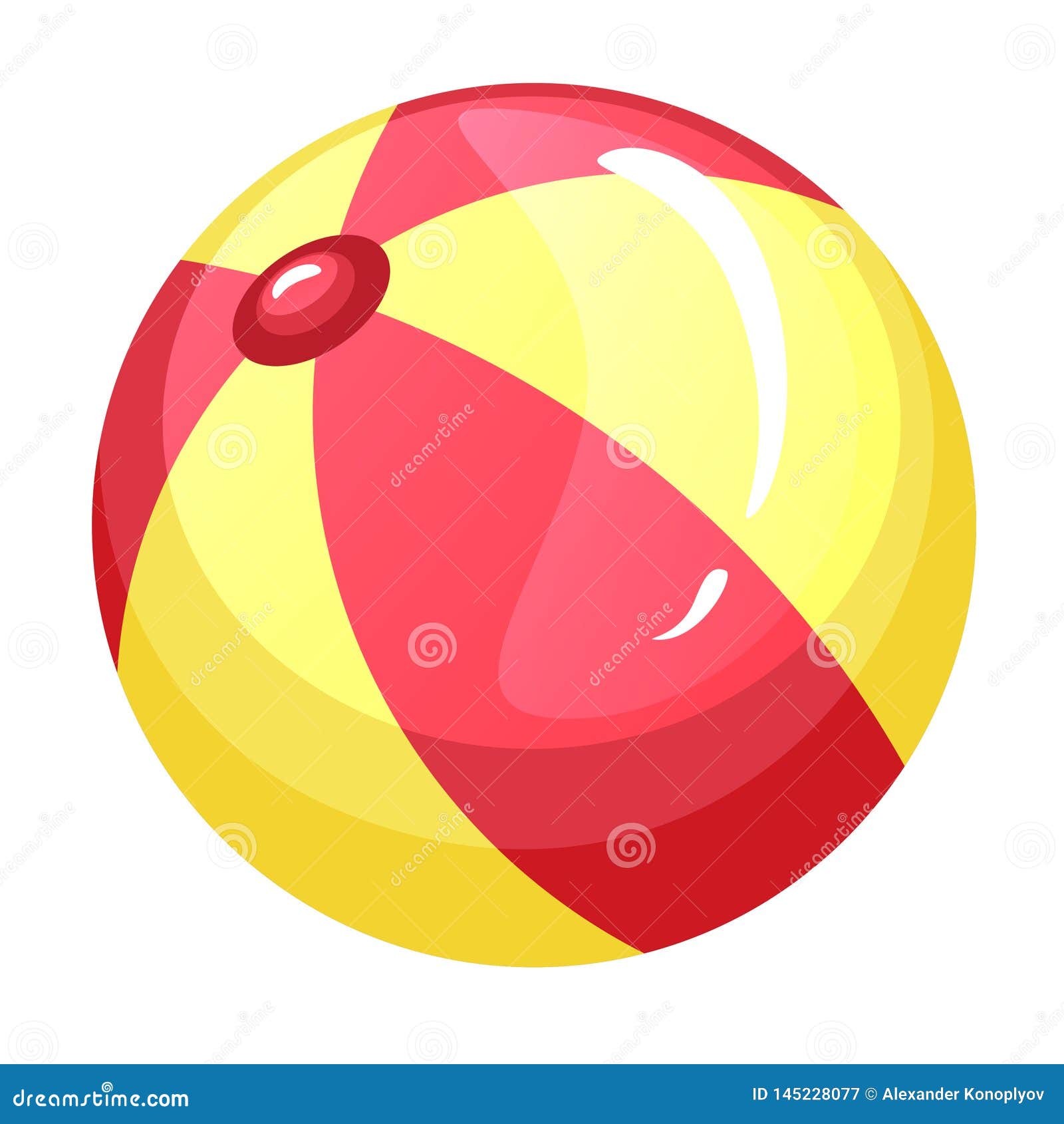 Ballon De Plage, Jouet Ray? Lumineux De L'eau D'enfant Illustration de  Vecteur - Illustration du fond, ballon: 145228077