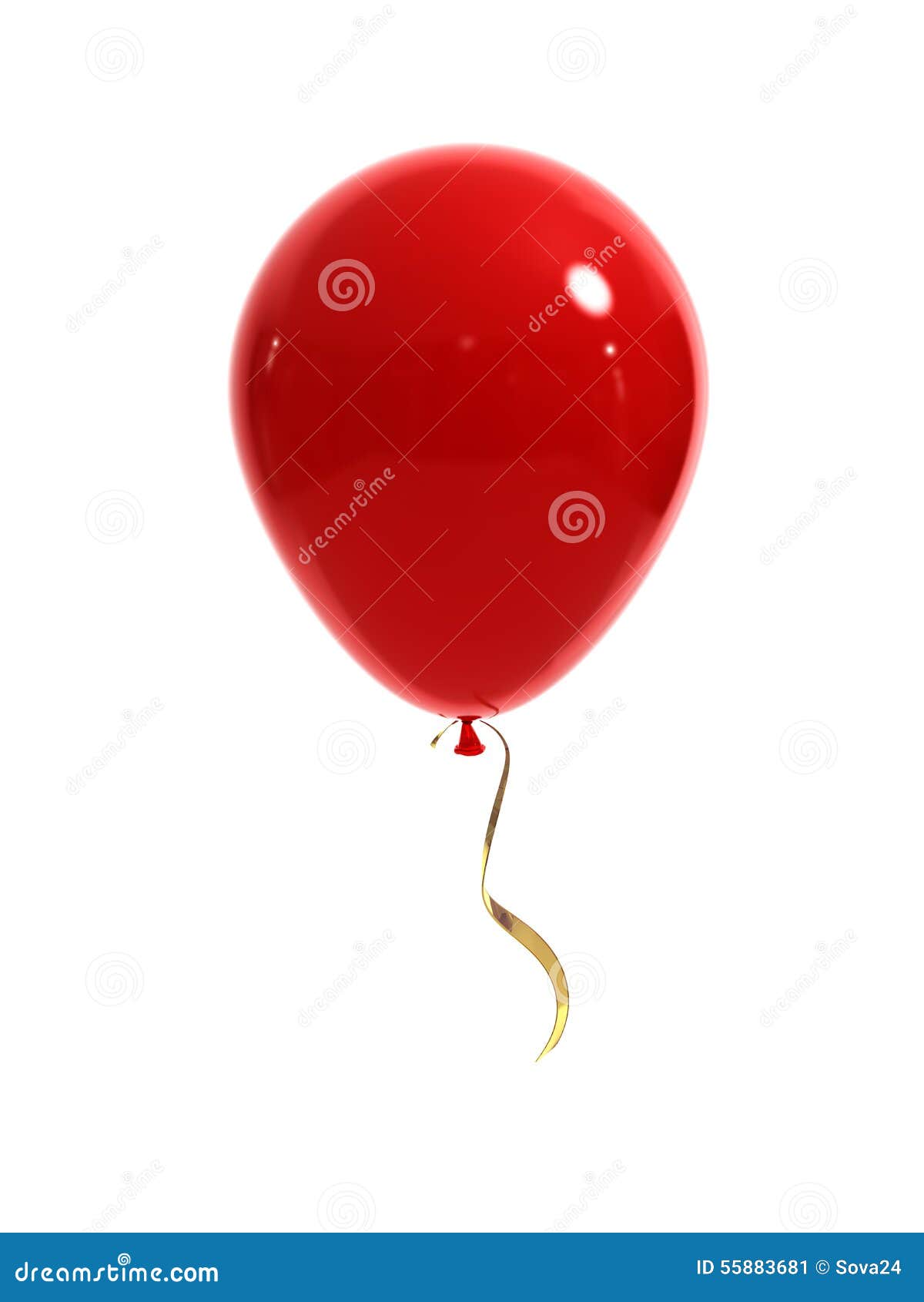 Ballon Rouge Et Noir Avec Fond De Ligne De Cadre Blanc. Illustration  Vectorielle.