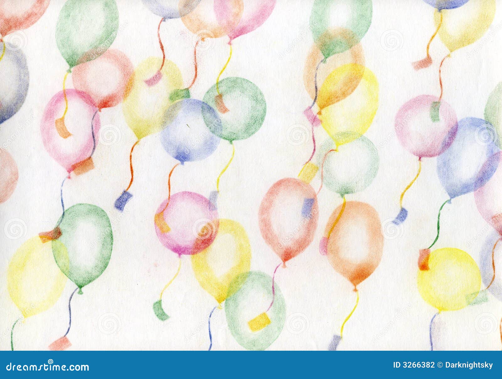 Tableau sur toile Des ballons et des confettis colorés d'anniversaire -  vecteur de fond 