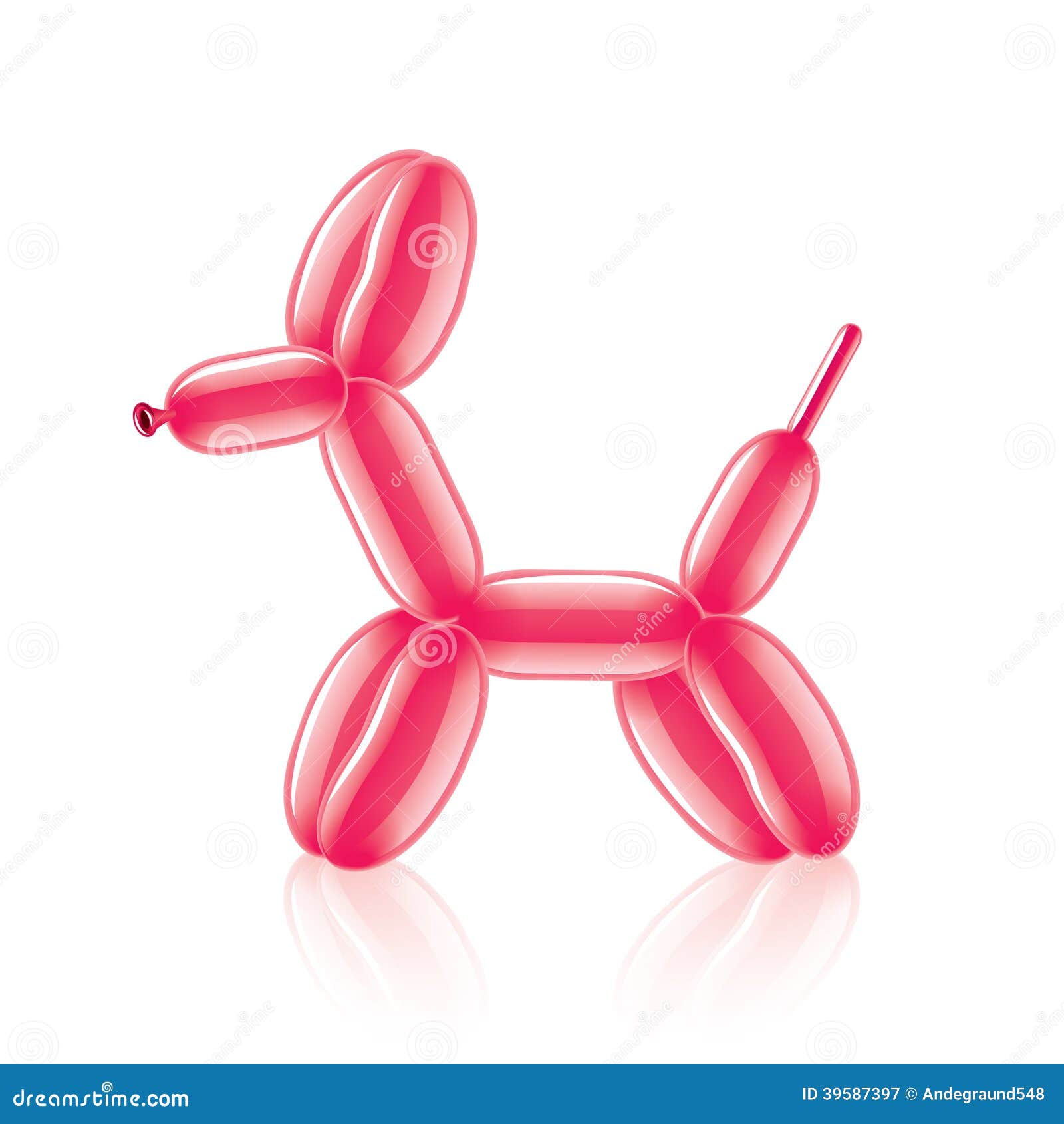 Download Balloon Animal Dog Vector Illustration Stock Vector ...
