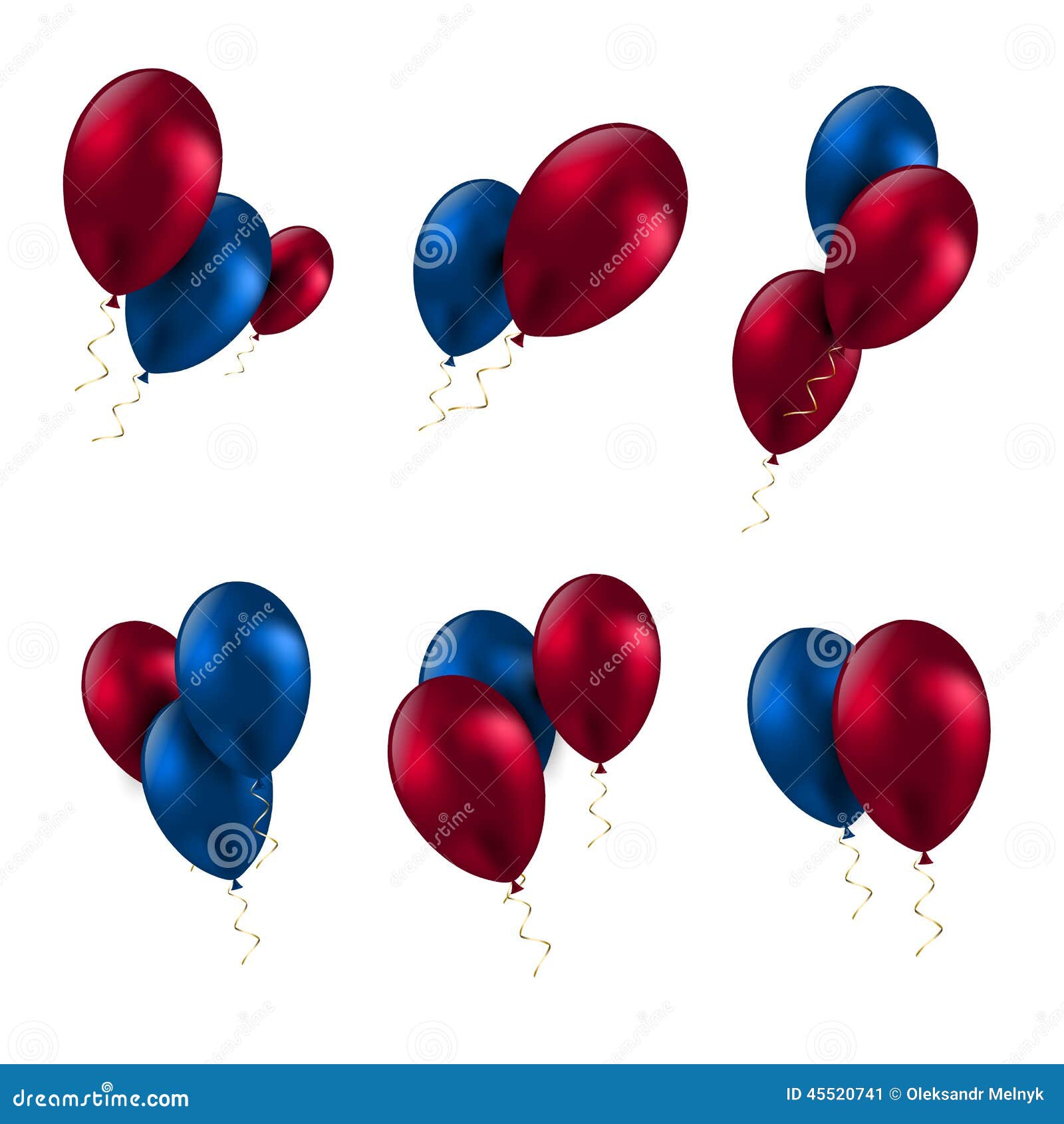 Download Balloon Birthday Decoration Celebrate Party Set Stock ...