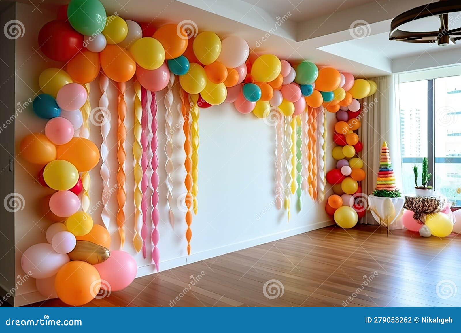 Balloon Decoration Wall Party at Home Party Kids More Ornament ...