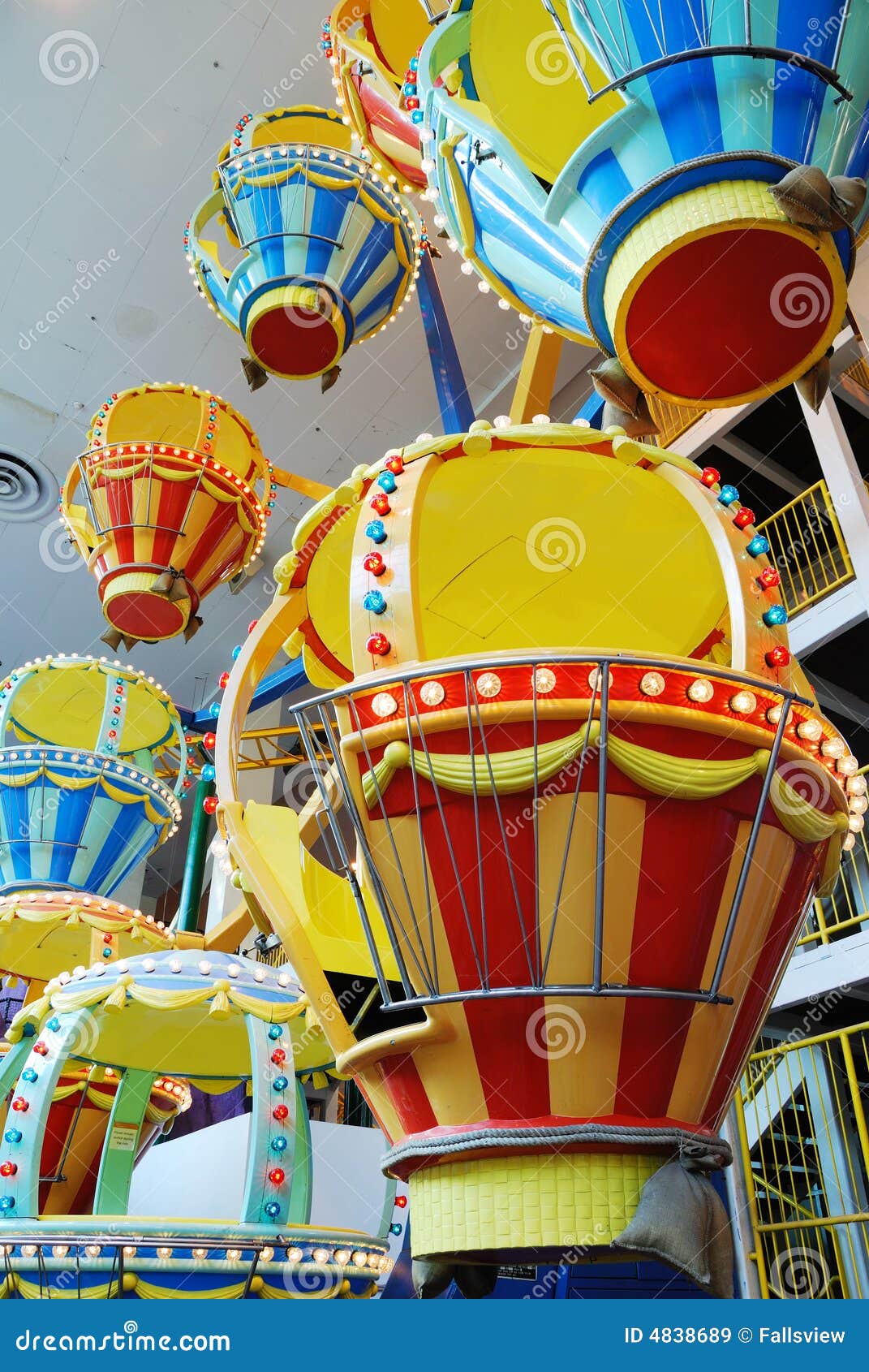Balloon Spinner in West Edmonton Mall Stock Image Image of colorful