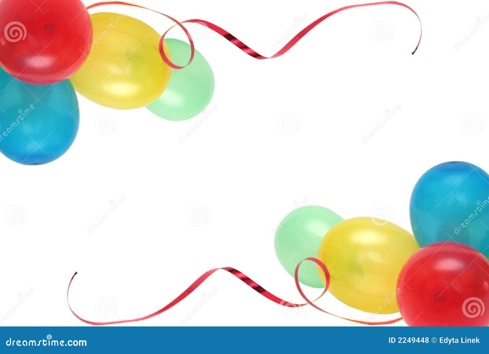 Rainbow Streamers stock image. Image of happy, birthday - 100603801