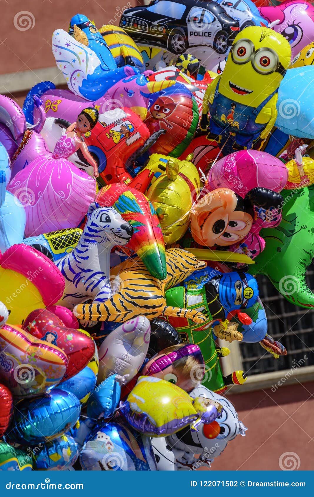The Balloons Colorful editorial photography. Image of costume - 122071502