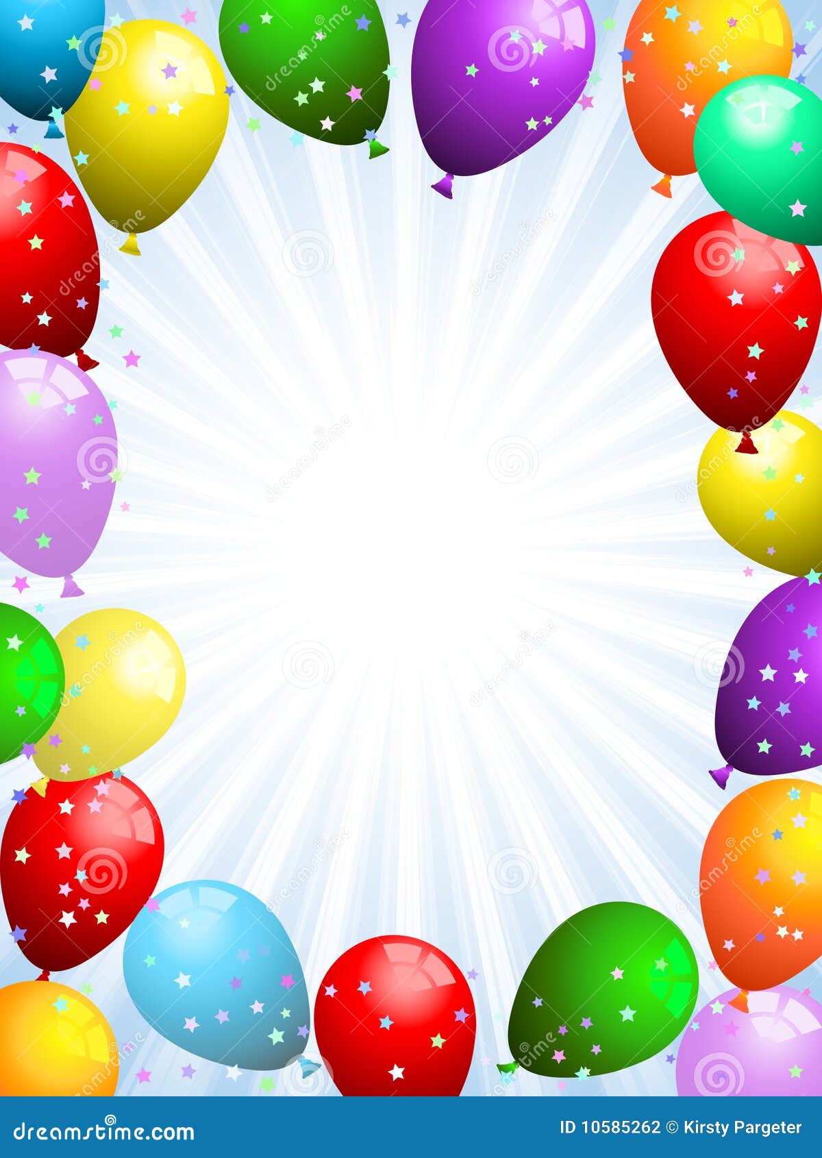 Balloons and confetti stock vector Illustration of Balloons and confetti stock vector Illustration of