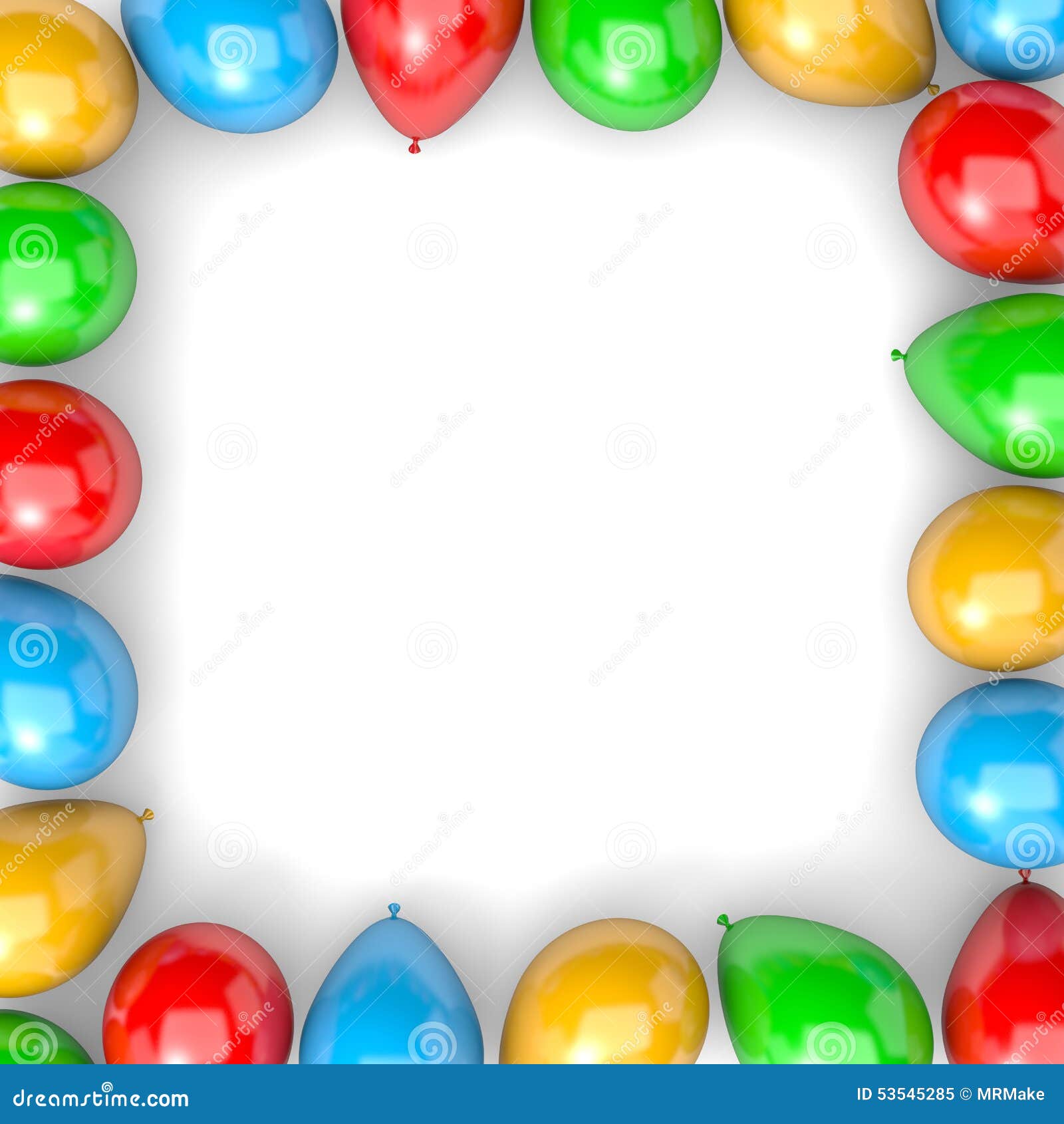 Balloons Frame stock illustration. Illustration of notice - 53545285