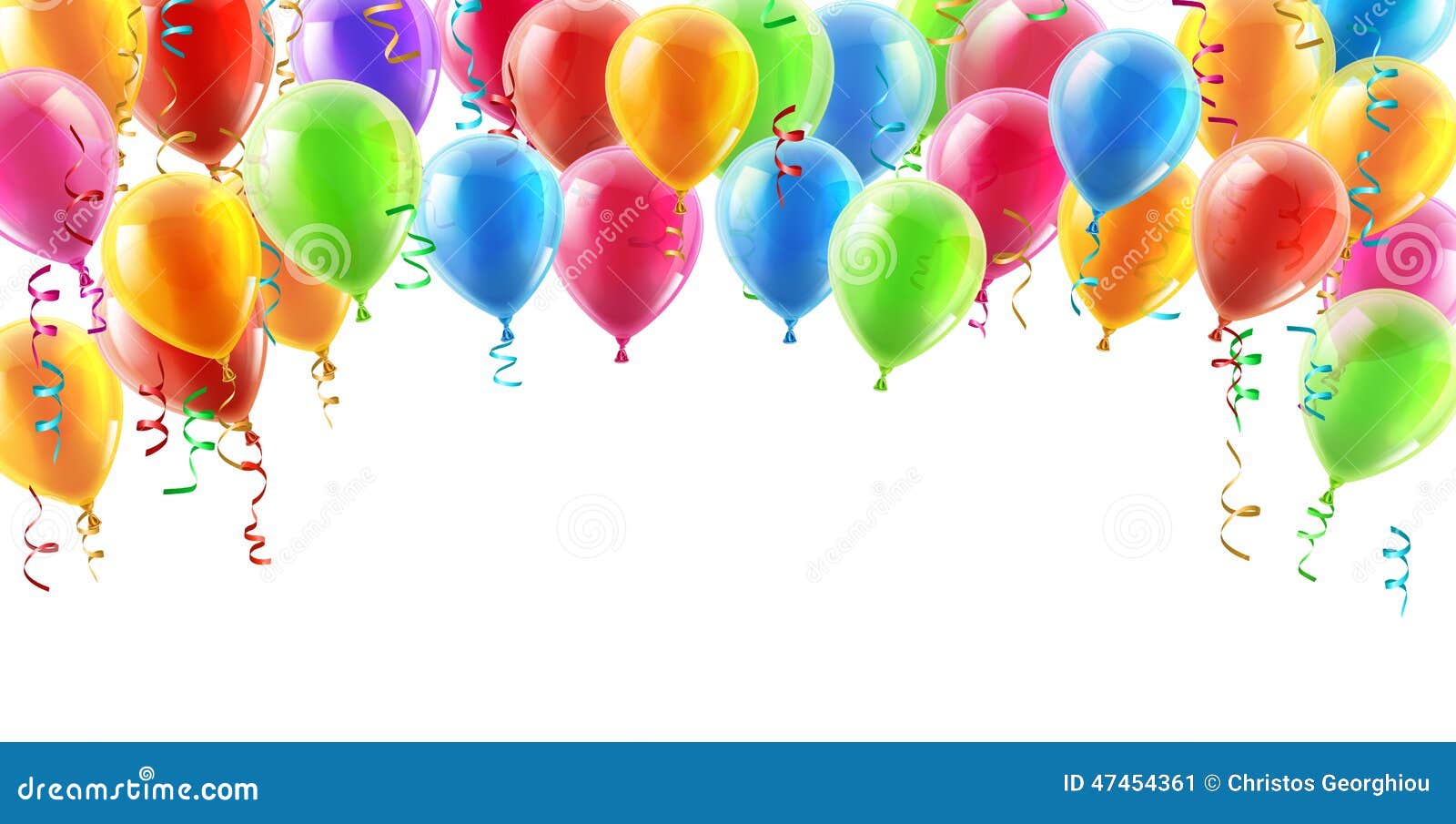 balloons header background