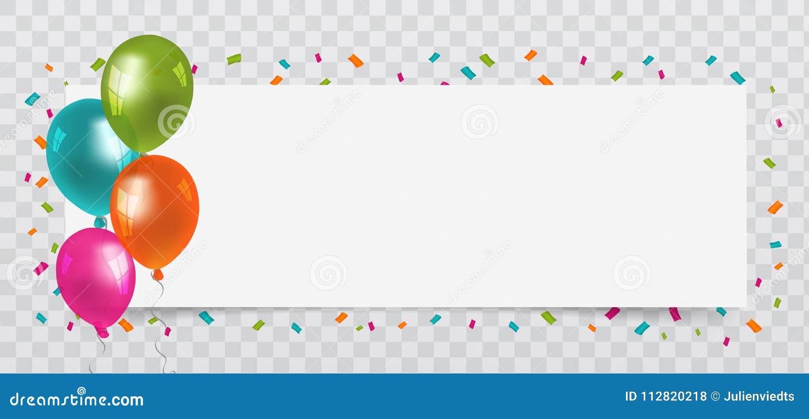 Birthday Streamer Vector Images (over 10,000)