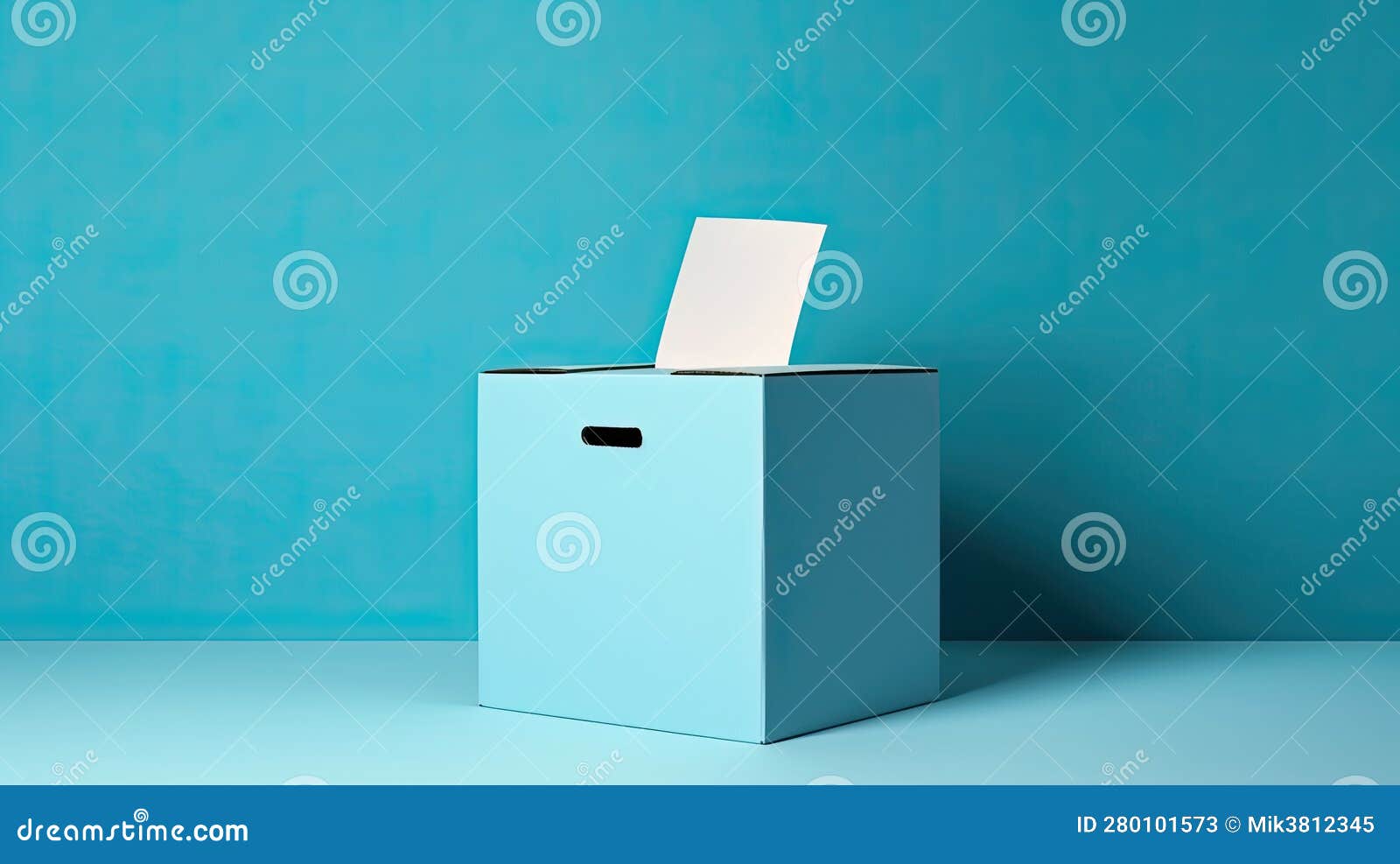 A ballot box. stock illustration. Illustration of innovation 280101573