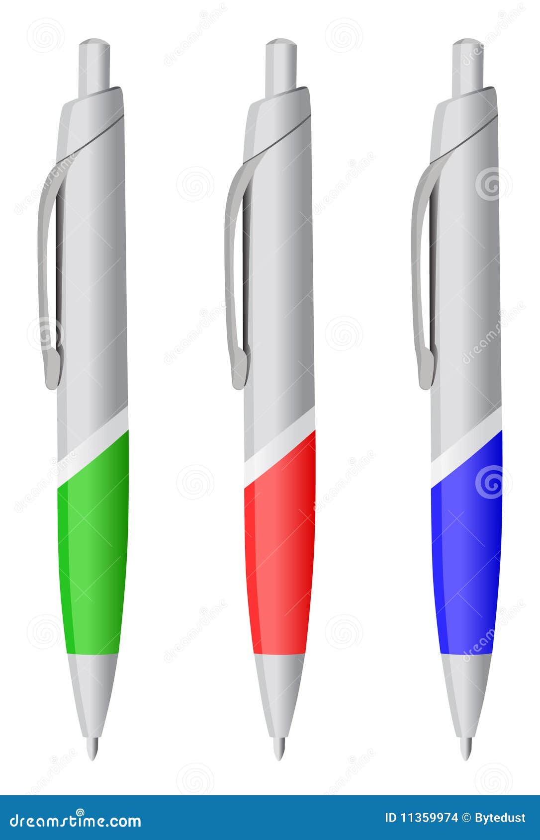 Ballpoint Pen Vector Illustration Stock Vector - Illustration of