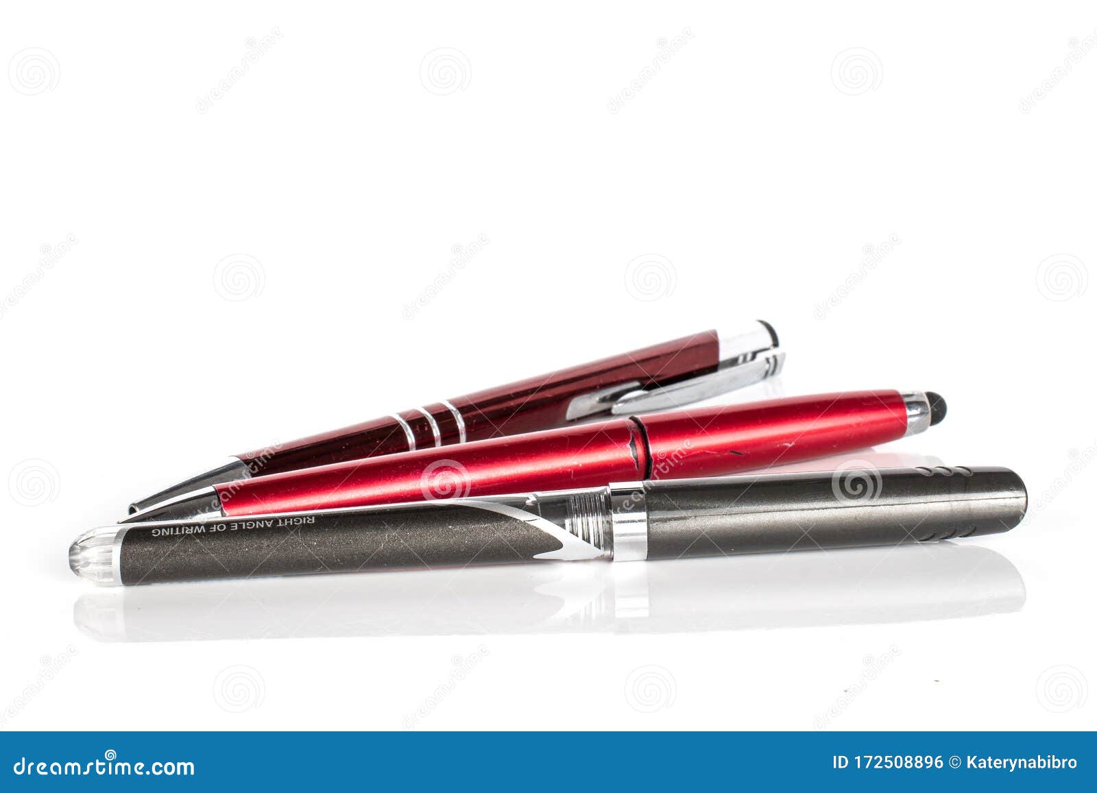 Ballpoint Writing Pen Isolated on White Stock Photo Image of biro
