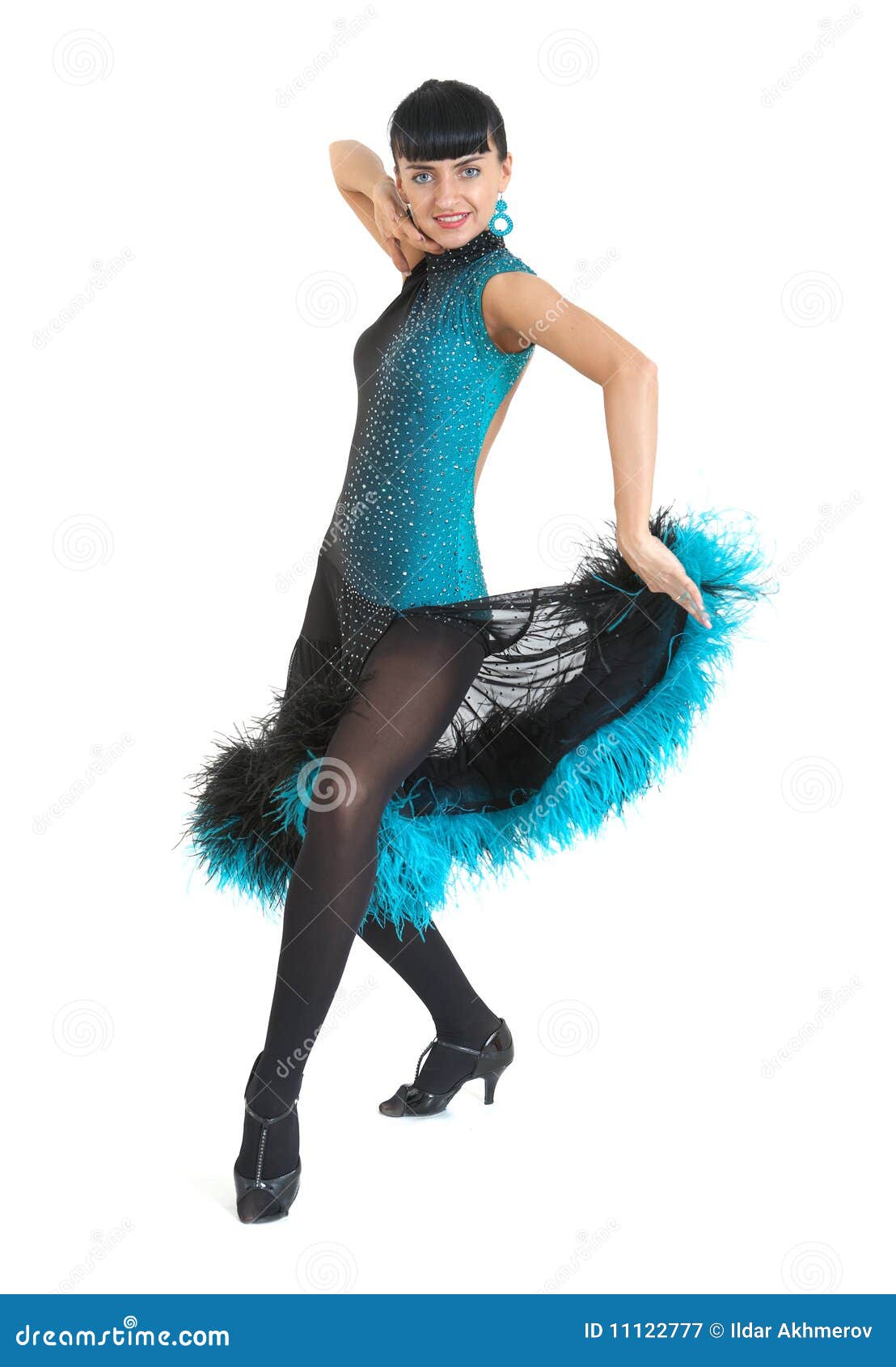 Ballroom Dancer Latina Style Stock Image Image of beauty, samba 11122777