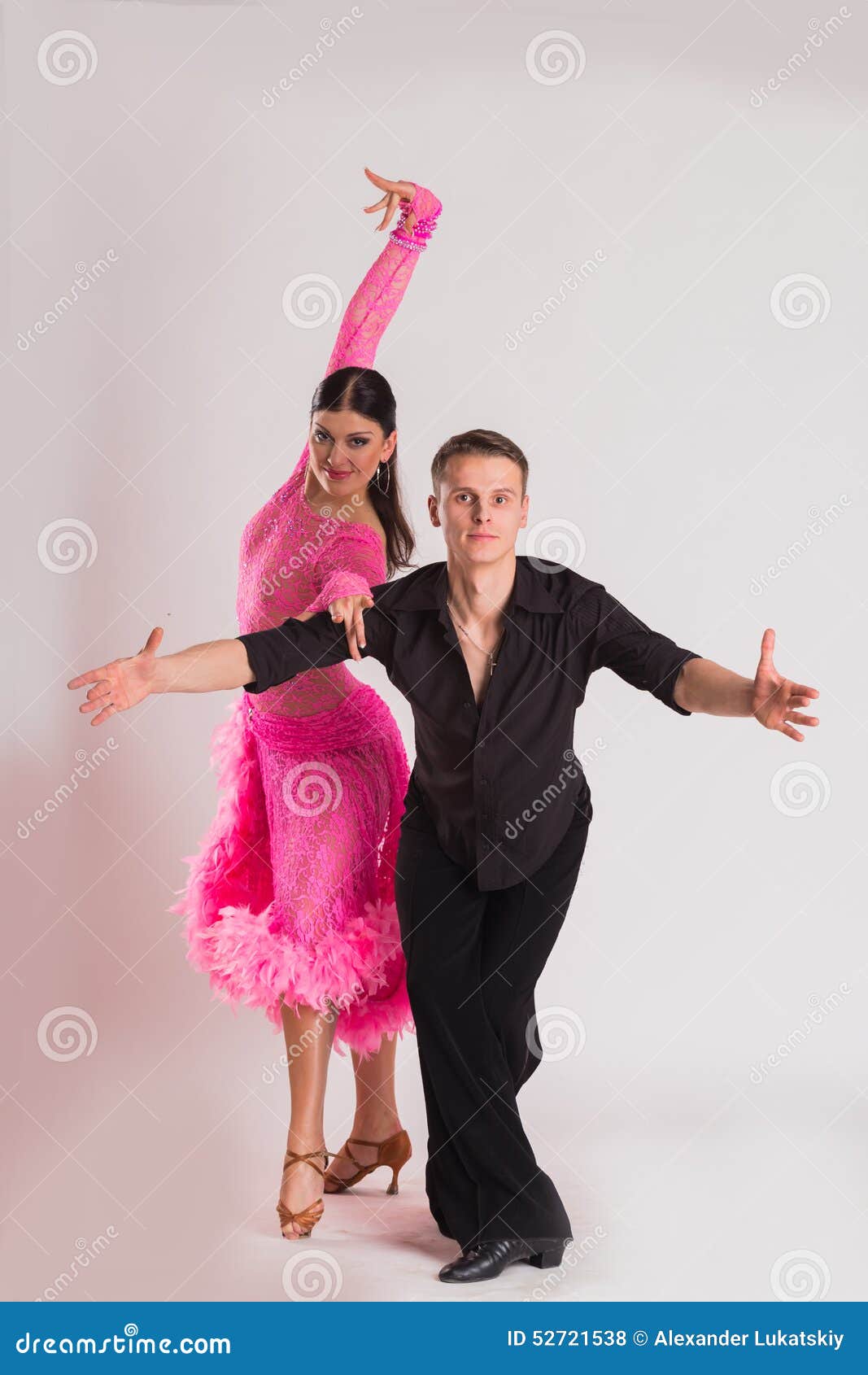 Premium Photo | Dance ballroom couple in a dance pose isolated on white  background