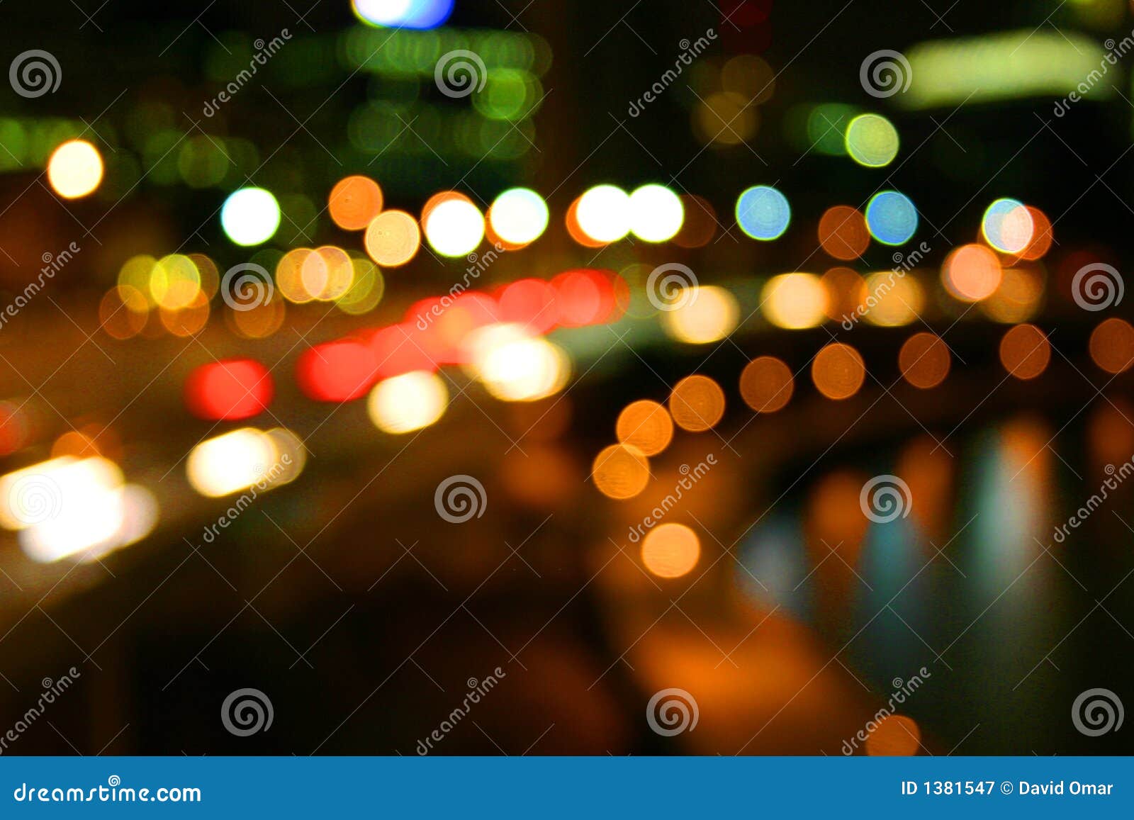 Balls of city light stock image. Image of traffic, micro 1381547