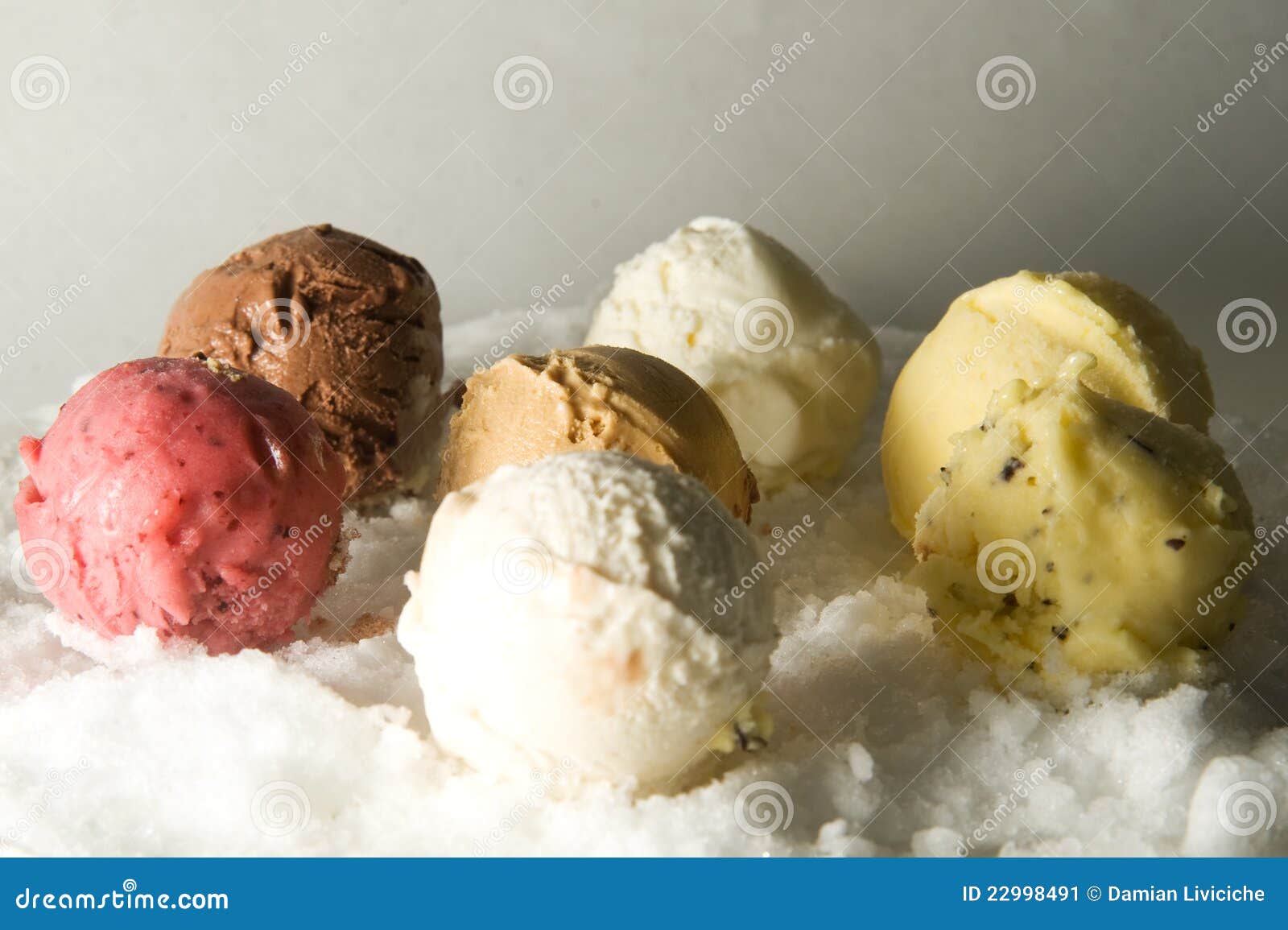 Balls of icecream stock image. Image of icecream, sweet 22998491