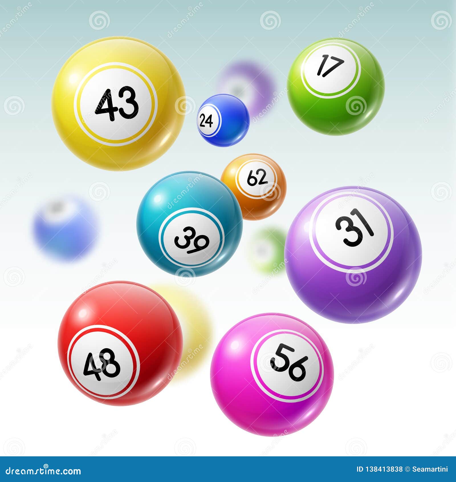 clipart bingo balls