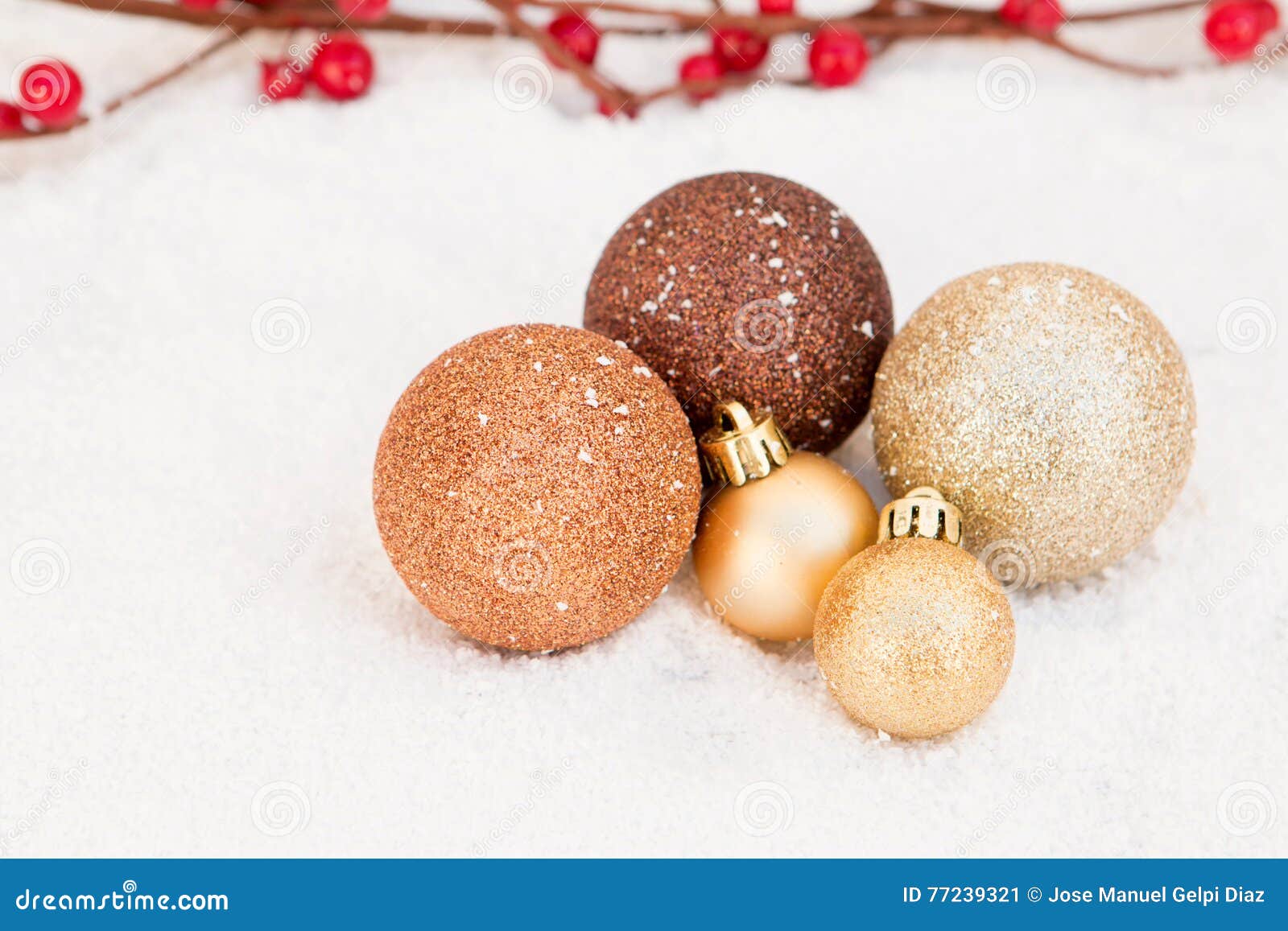 Balls for the Xmas Tree Decoration Stock Image - Image of ball, card ...