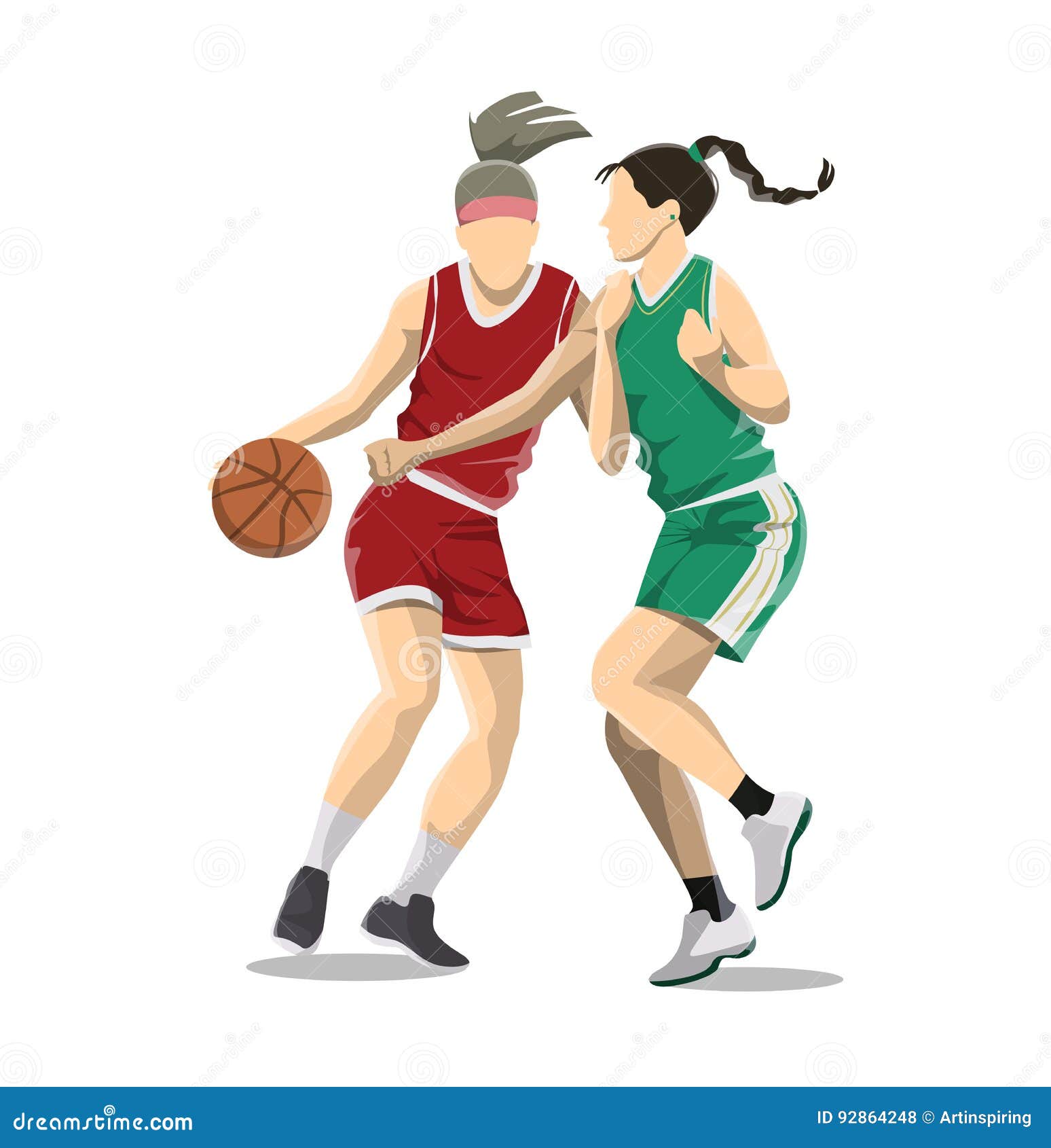 Baloncesto Del Juego De Las Mujeres Ilustración del Vector - Ilustración de  ocio, libro: 92864248