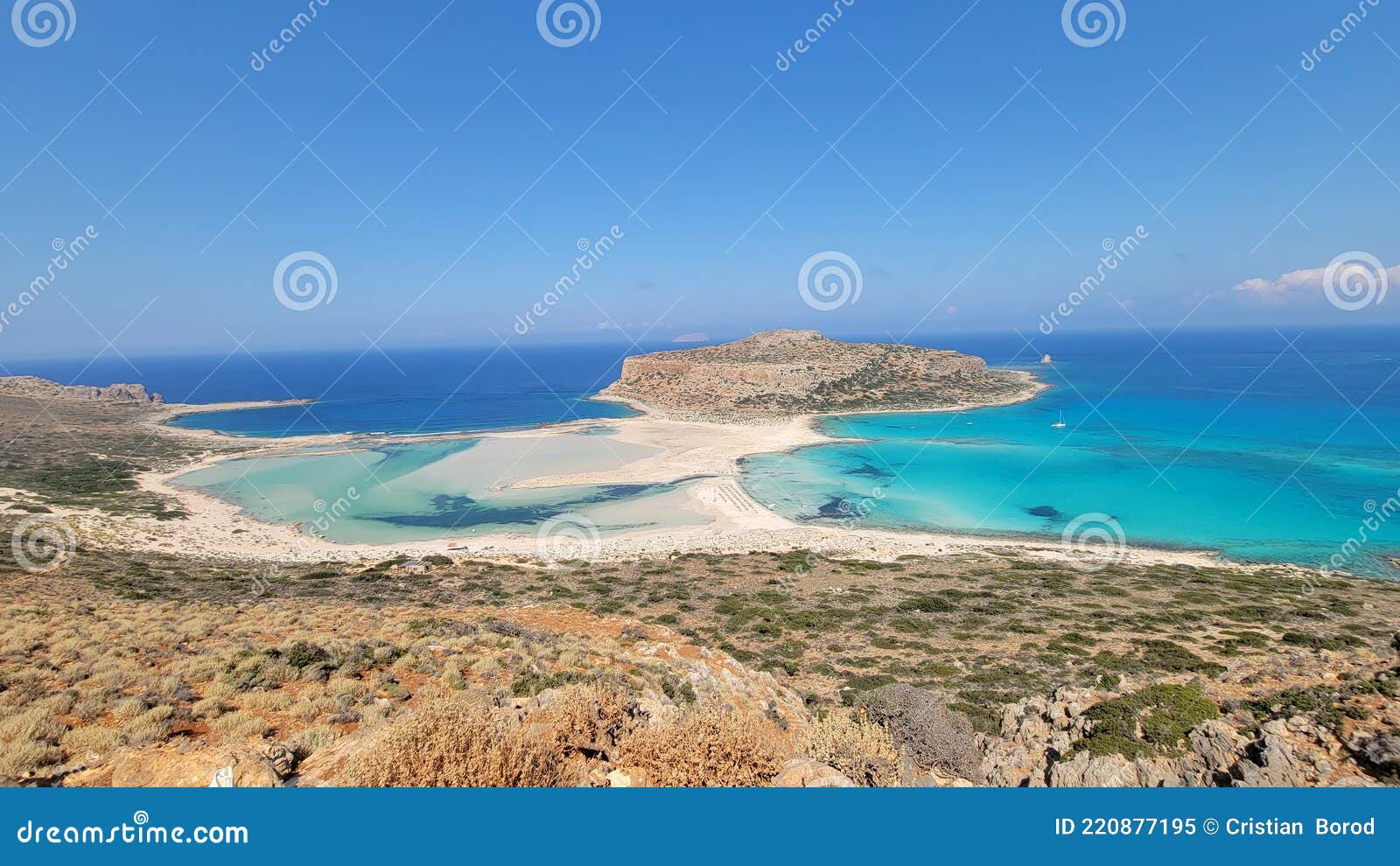 balos beach, creta island, greece