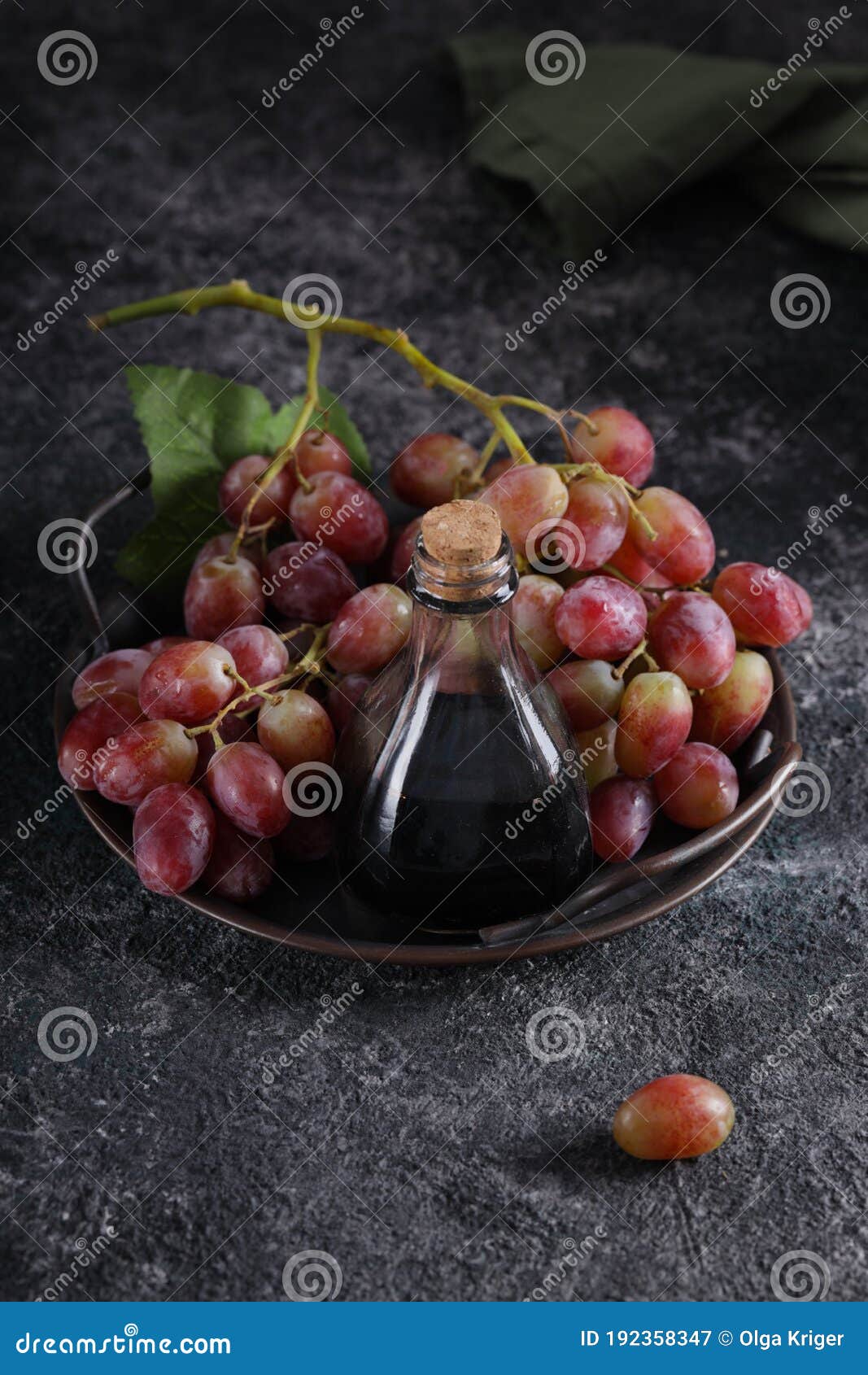 Balsamic Vinegar in a Glass Bottle Stock Image Image of liquid, taste 192358347